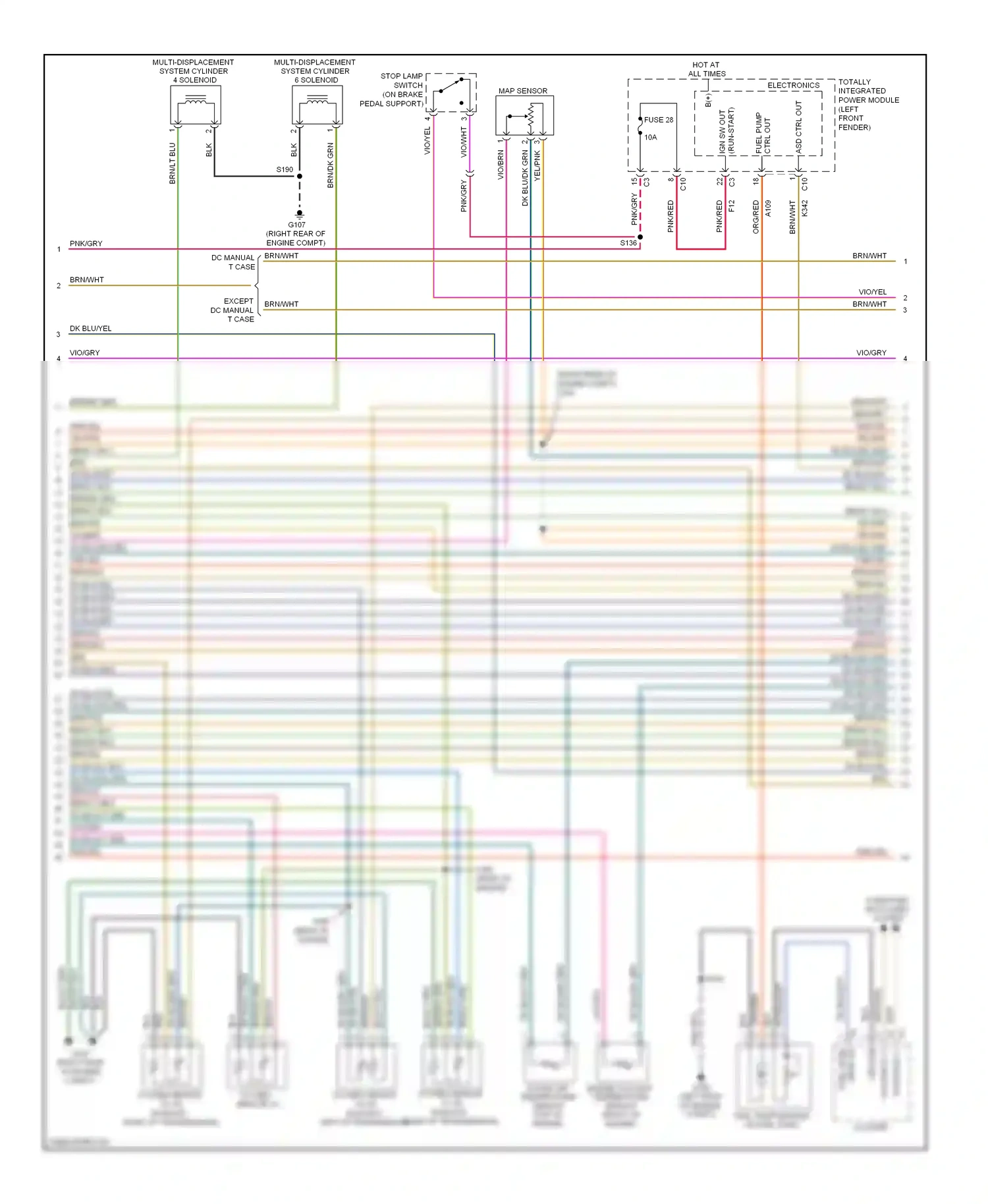 Dodge Pickup R3500  (1996-2010) computer data lines system wiring diagram  (39 of 88)