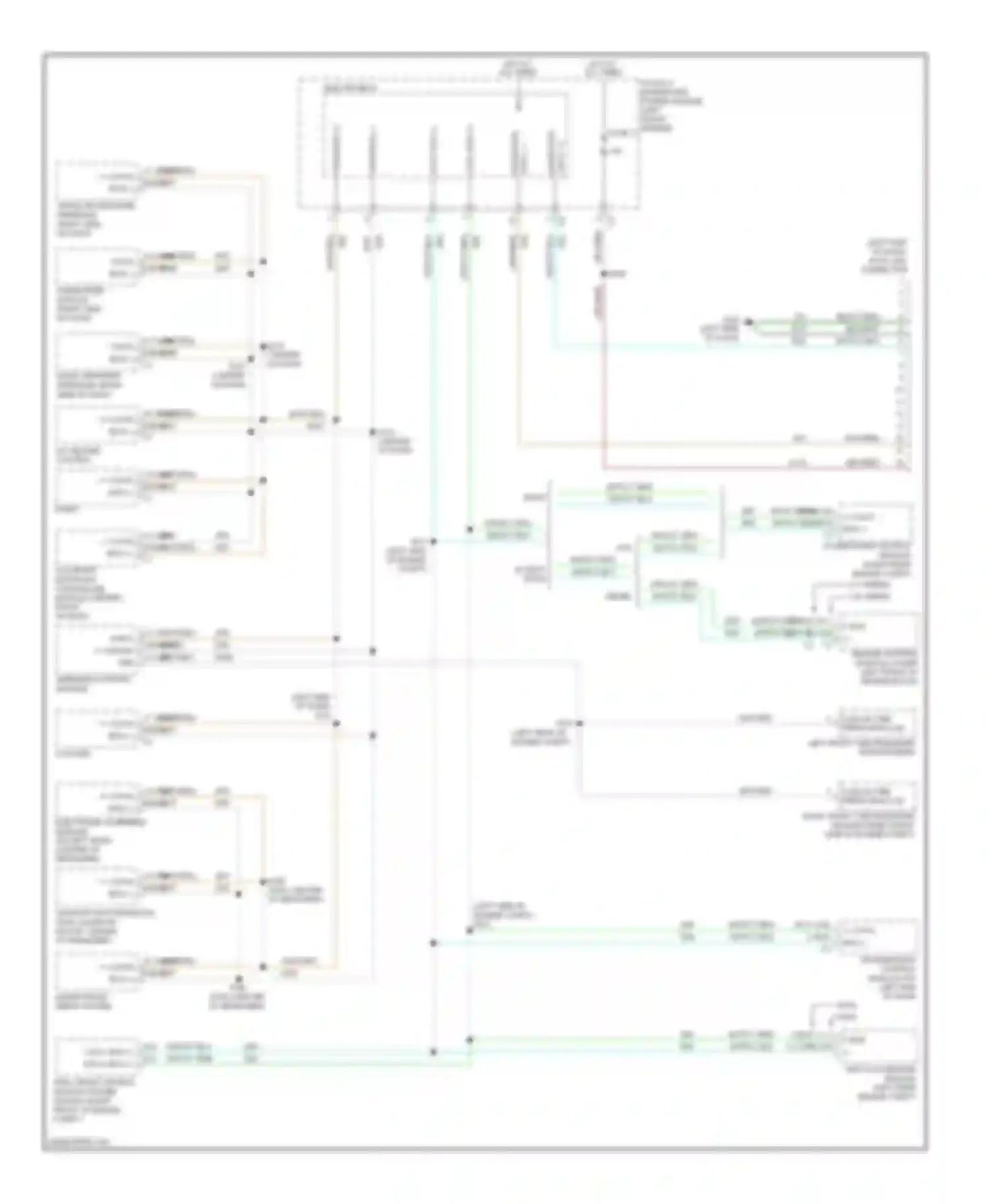 Wiring diagram left front tire pressure transponder for Dodge Pickup R3500  (1996-2010) (2 of 3)
