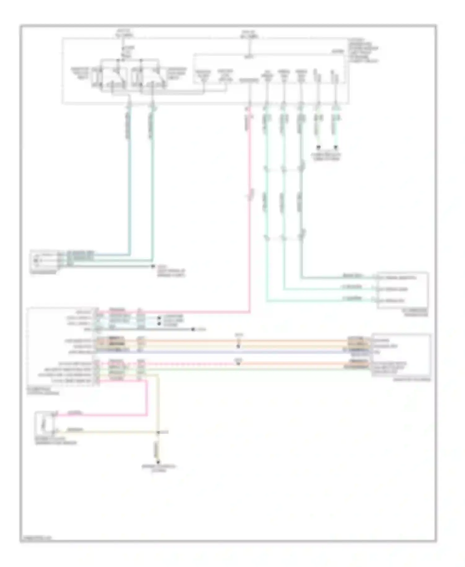 Wiring diagram rad fan low spd sig for Dodge Pickup R3500  (1996-2010) (2 of 2)