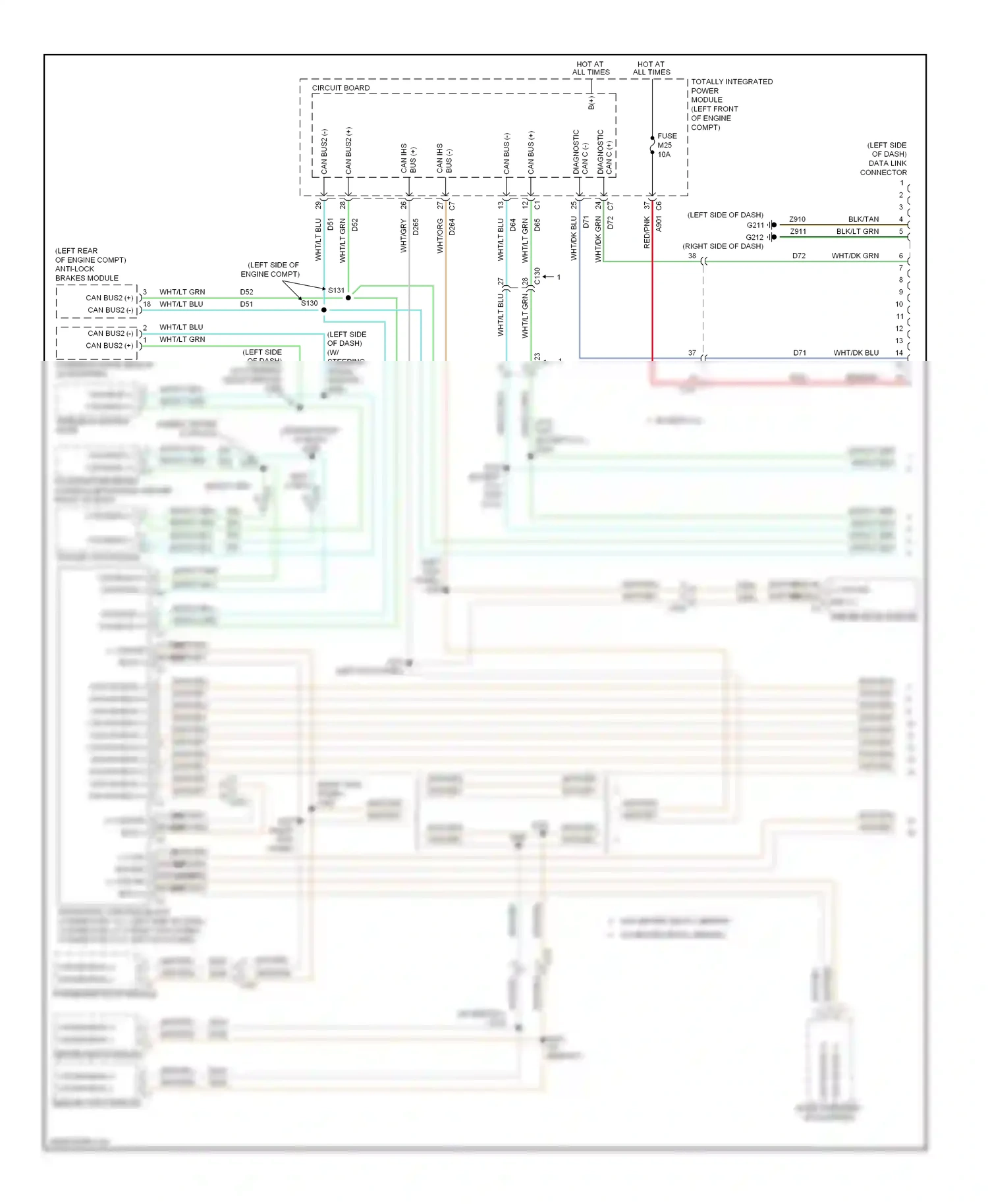 Dodge Pickup R3500  (1996-2010) wireless ignition node wiring diagram  (2 of 6)