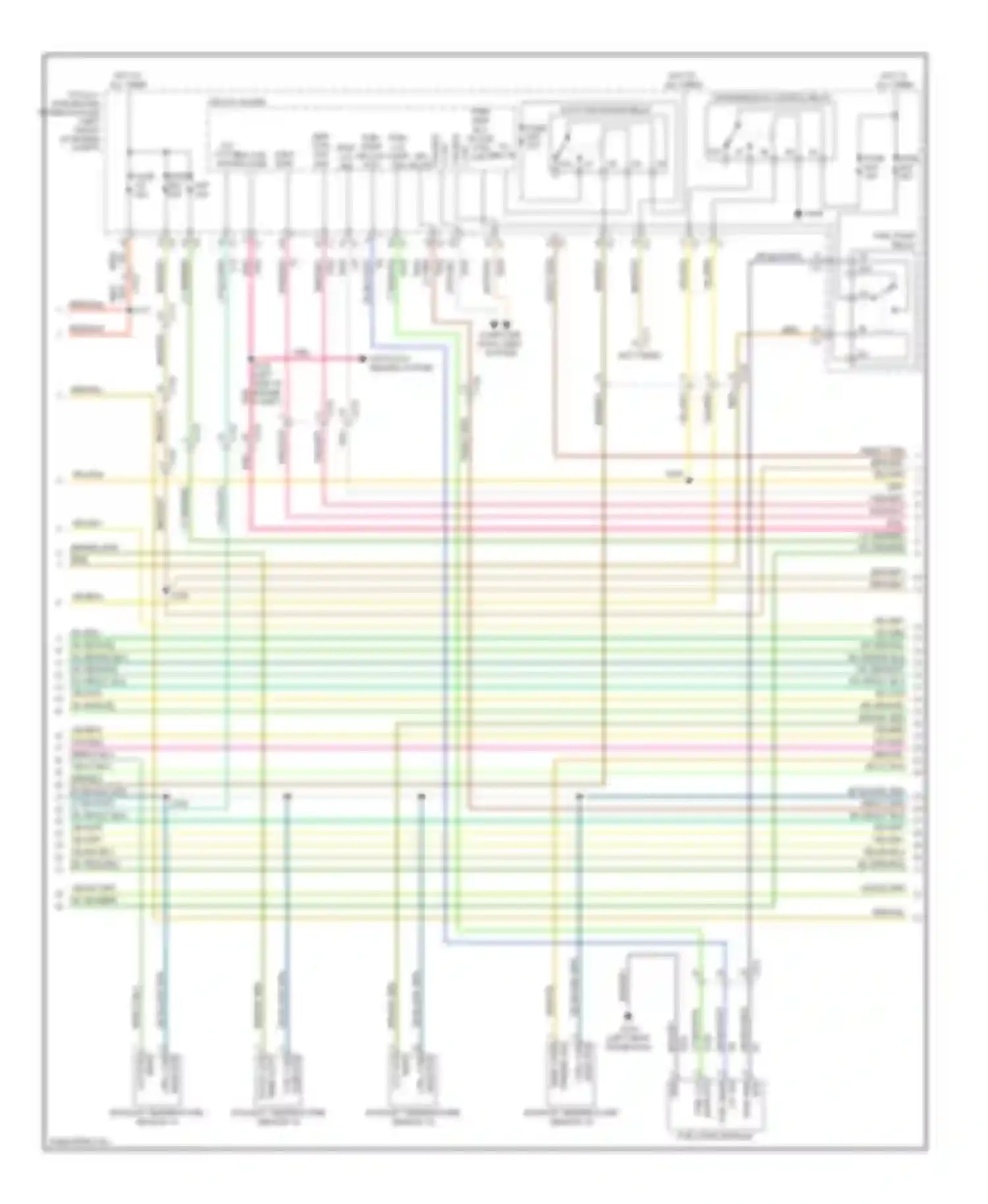 Wiring diagram yel/tan for Dodge Pickup R3500  (1996-2010) (7 of 8)