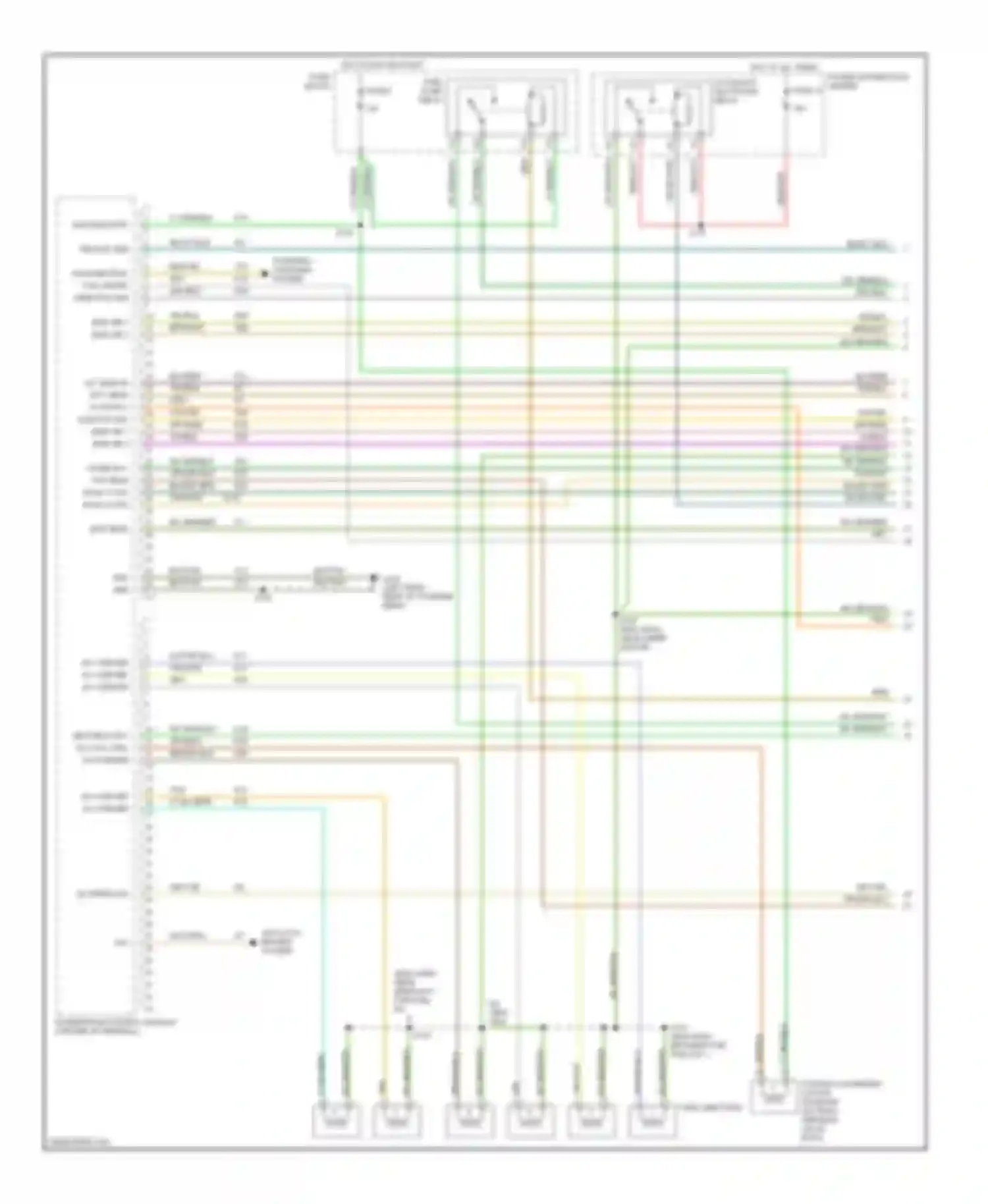 Ram Van B2500 Dodge  (1996-2003): Wiring diagram engine performance 3.9l (1 of 3)