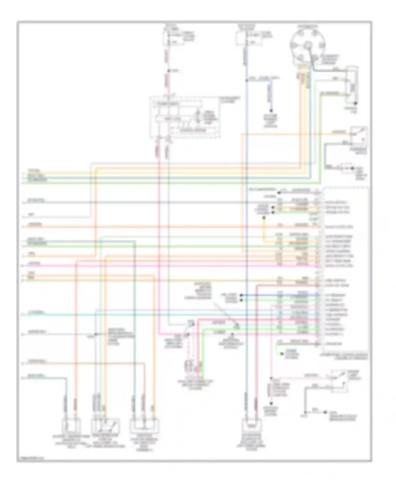Ram Van B2500 Dodge  (1996-2003): Wiring diagram engine performance 3.9l (3 of 3)