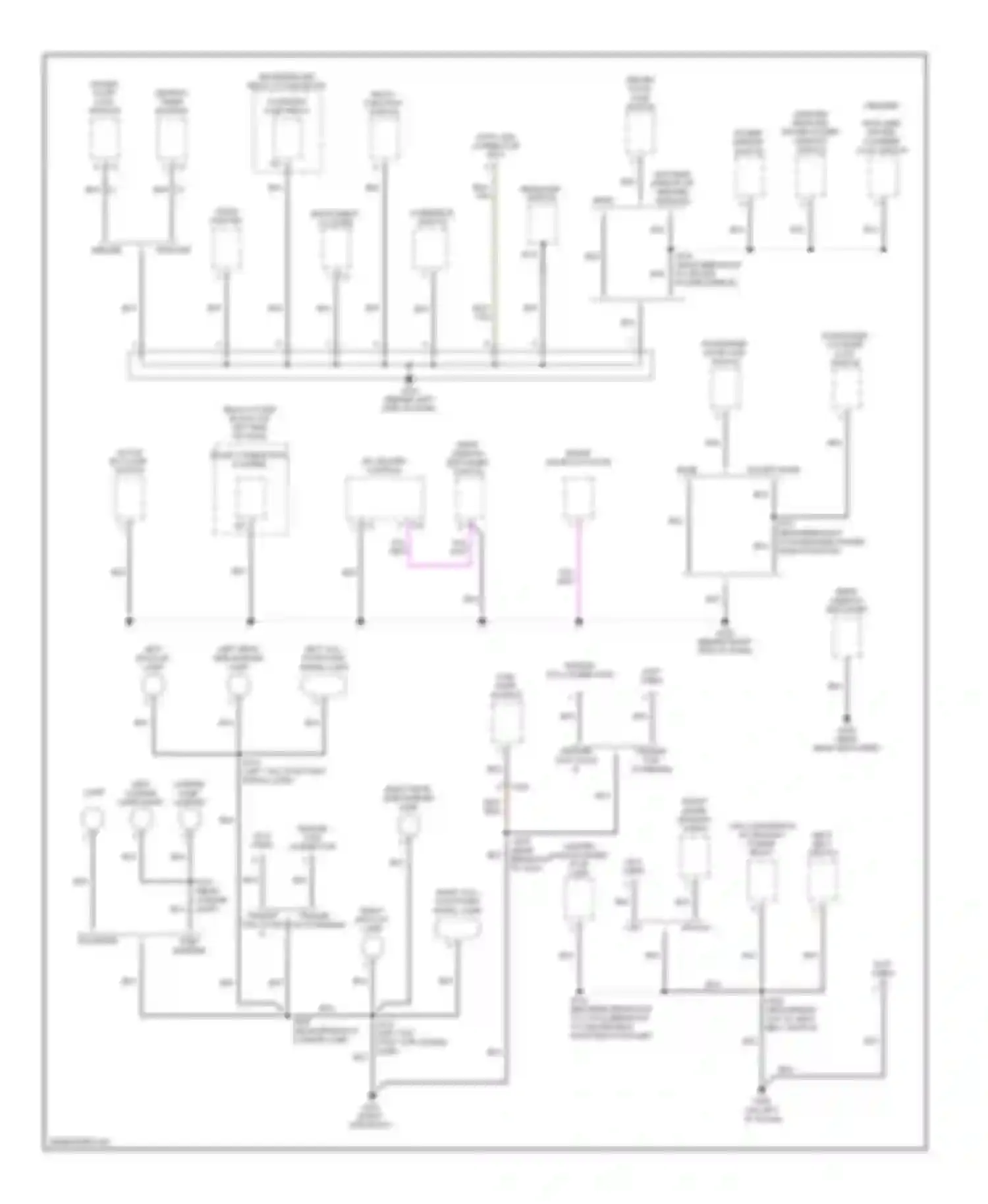 Ram Van B2500 Dodge  (1996-2003): Ground distribution circuit (2 of 2)
