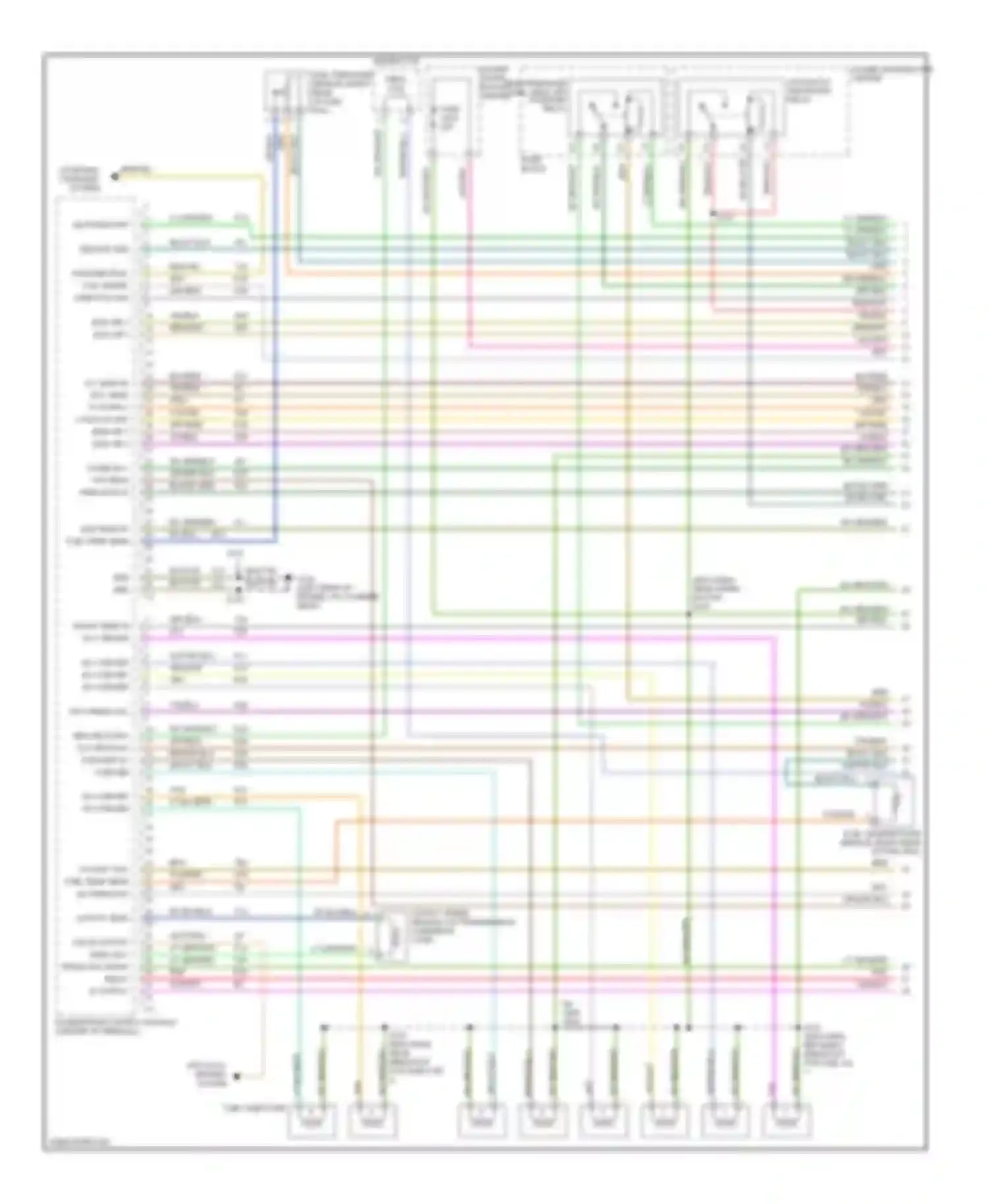 Ram Van B3500 Dodge  (1996-2003): Wiring diagram engine performance 5.2l cng (1 of 3)