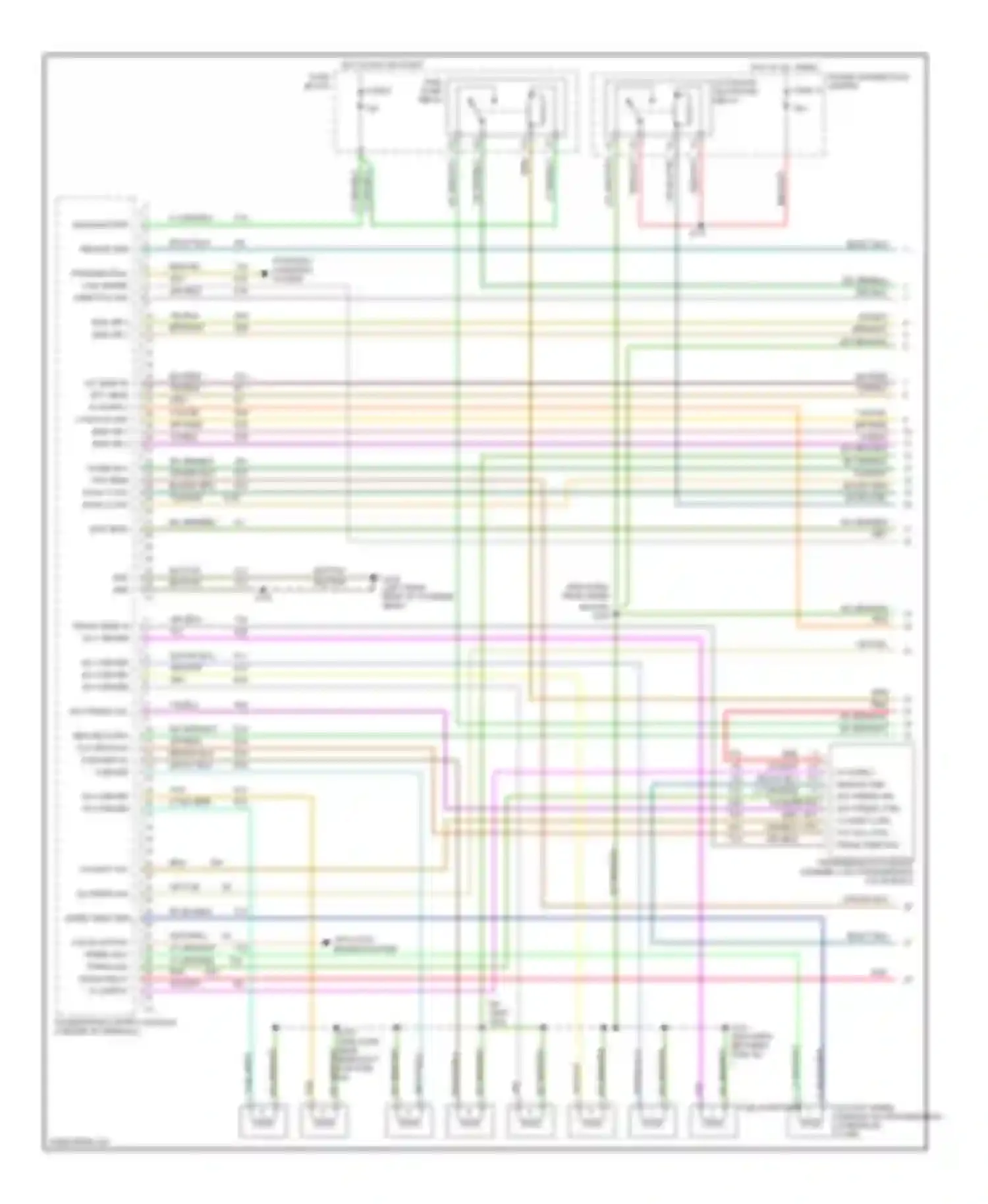 Ram Van B3500 Dodge  (1996-2003): Wiring diagram engine performance 5.2l (1 of 3)