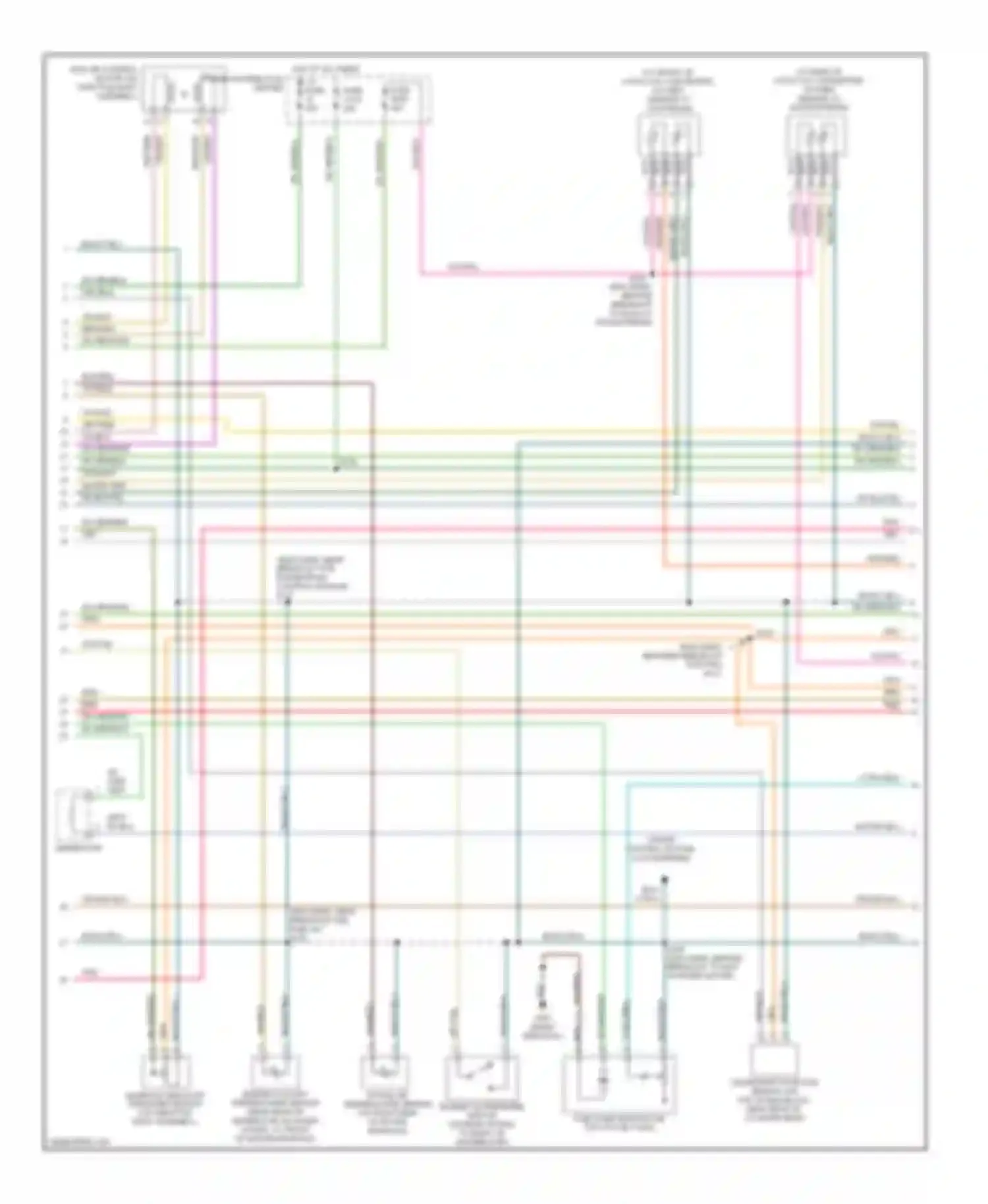 Ram Van B3500 Dodge  (1996-2003): Wiring diagram engine performance 5.2l (2 of 3)