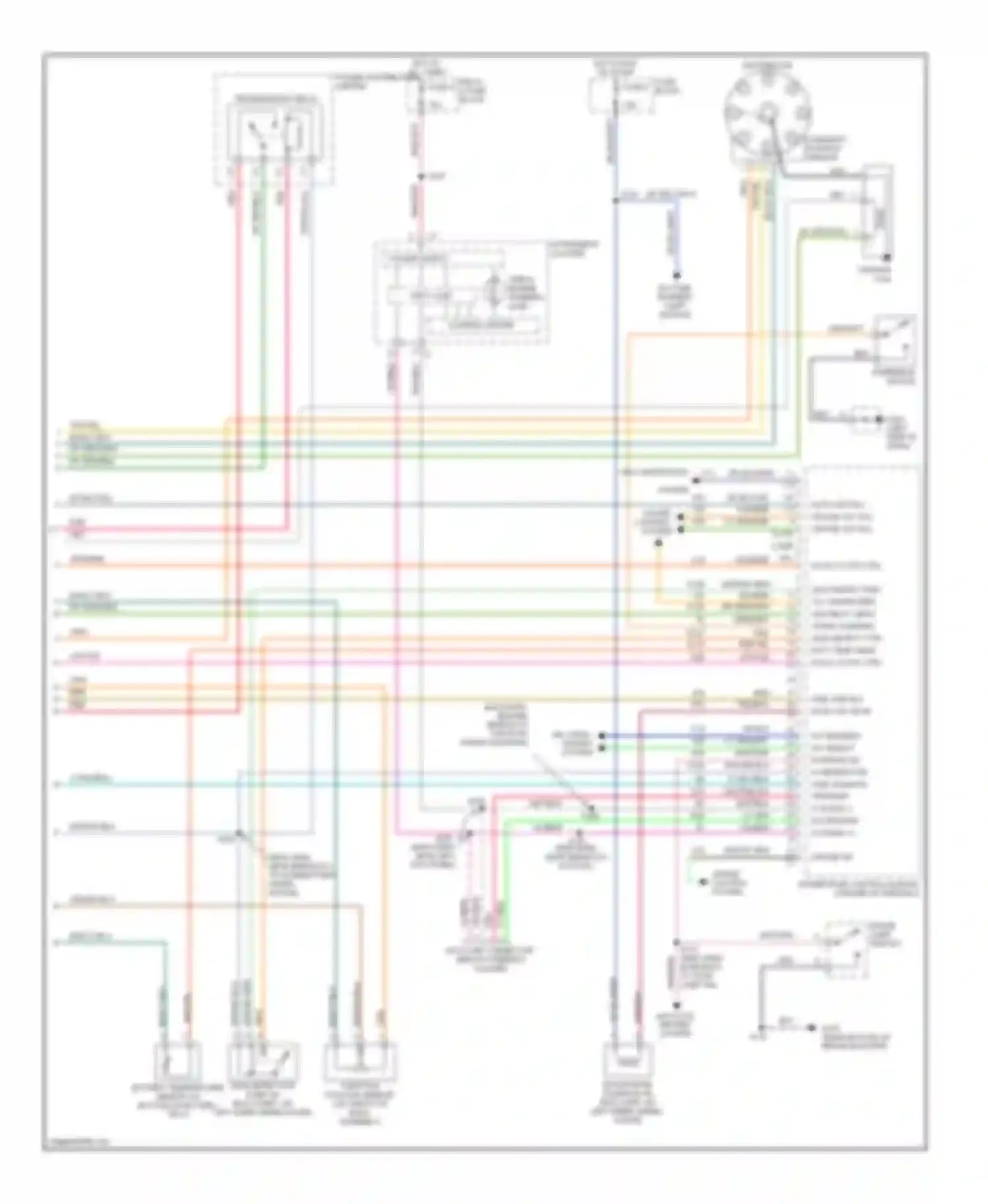 Ram Van B3500 Dodge  (1996-2003): Wiring diagram engine performance 5.2l (3 of 3)