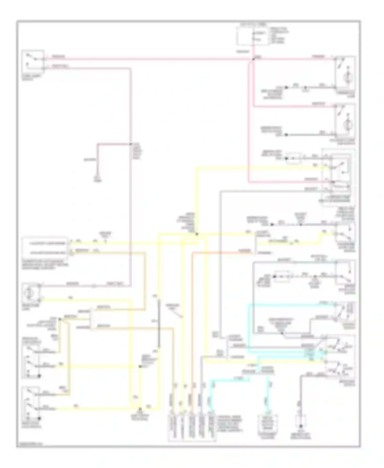 Ram Van B3500 Dodge  (1996-2003): Courtesy lamps circuit