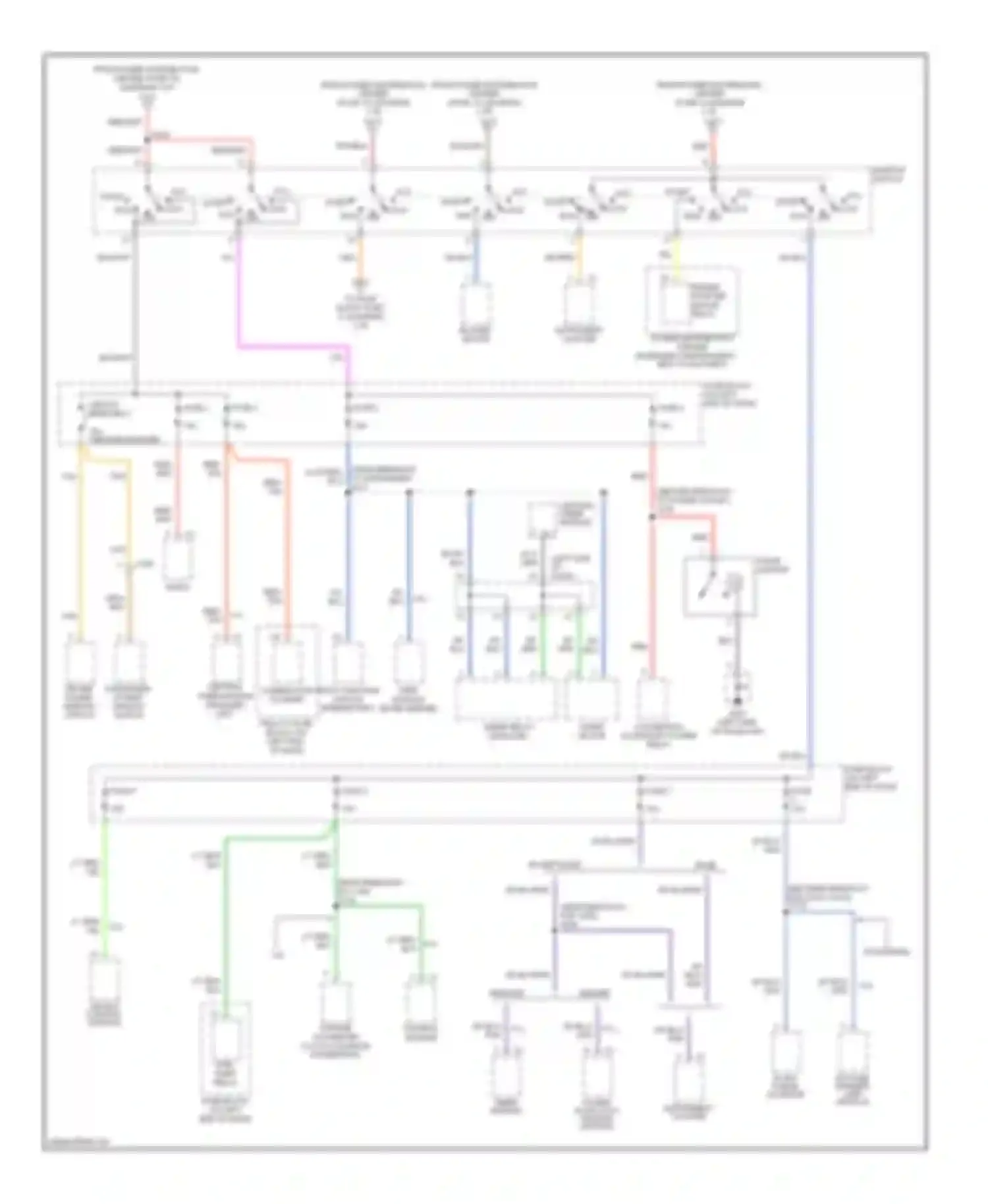 Ram Van B3500 Dodge  (1996-2003): Power distribution circuit (2 of 3)