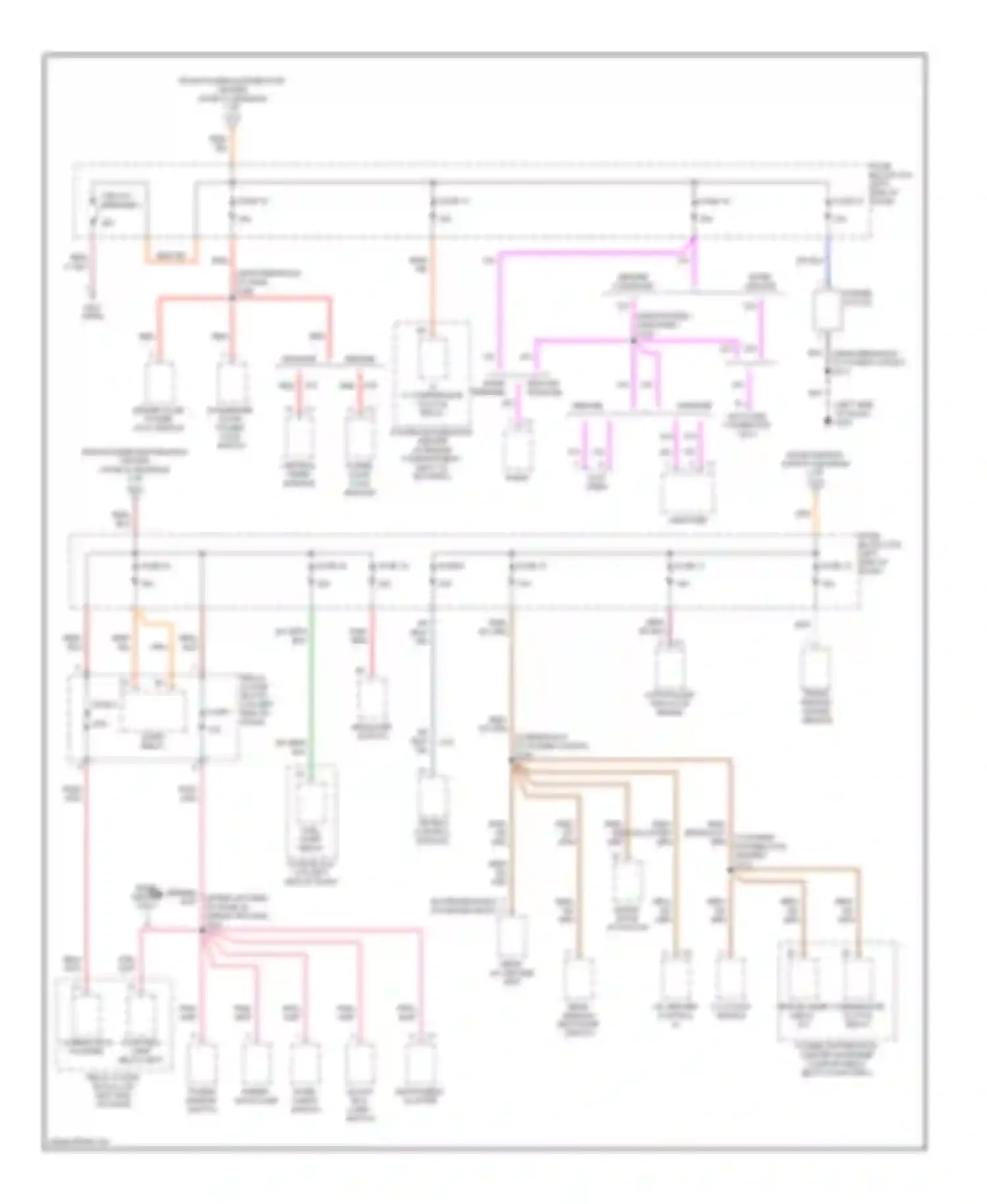 Ram Van B3500 Dodge  (1996-2003): Power distribution circuit (3 of 3)