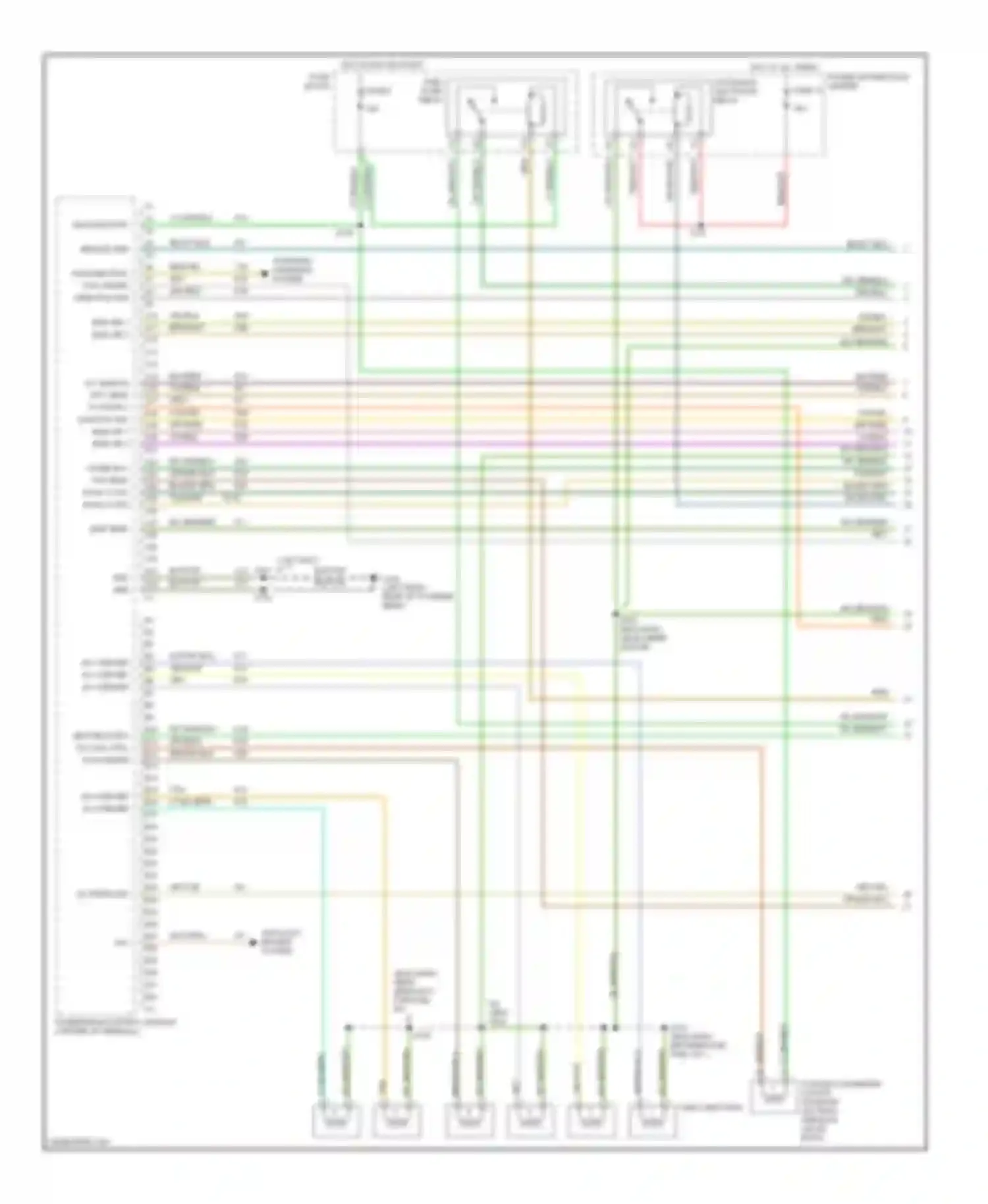 Wiring diagram fuse block for Dodge Ram Wagon B1500  (1996-2002) (7 of 12)