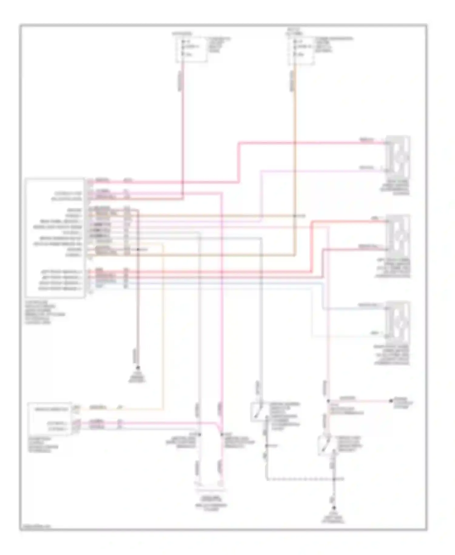 Wiring diagram hot in run for Dodge Ram Wagon B1500  (1996-2002) (1 of 4)