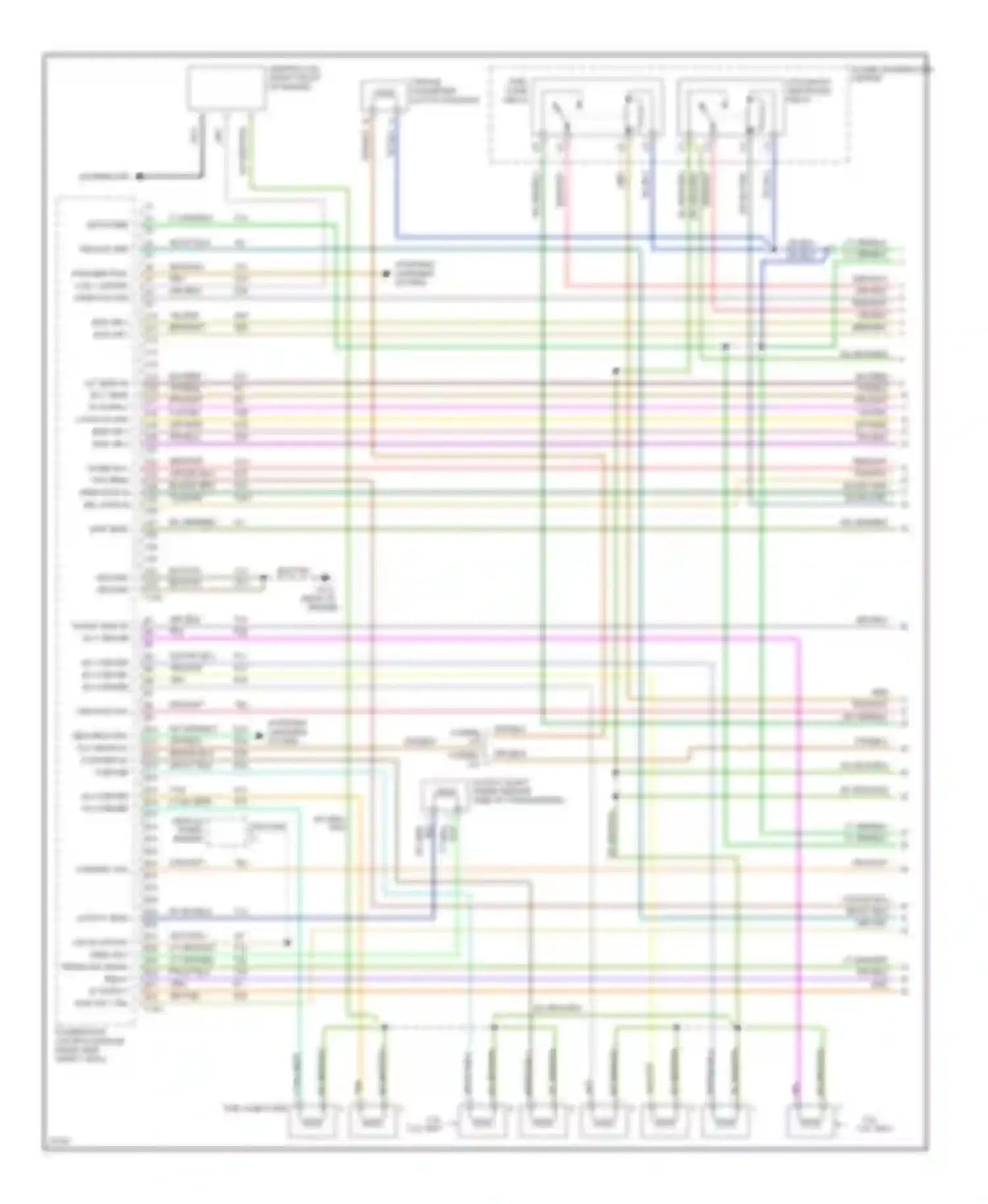 Ram Wagon B2500 Dodge  (1996-2002): Wiring diagram engine performance 3.9ls (1 of 3)