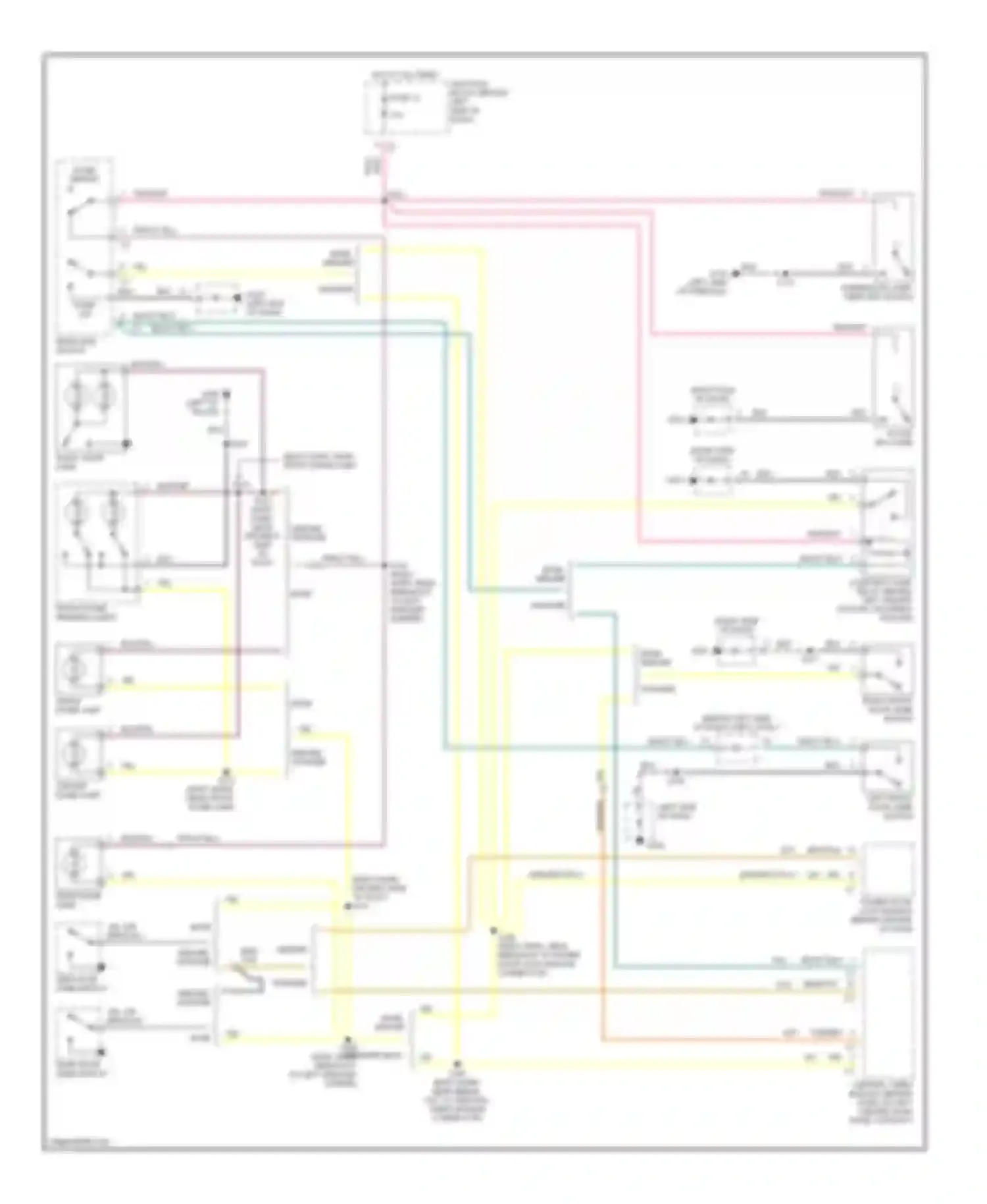 Ram Wagon B2500 Dodge  (1996-2002): Courtesy lamp circuit