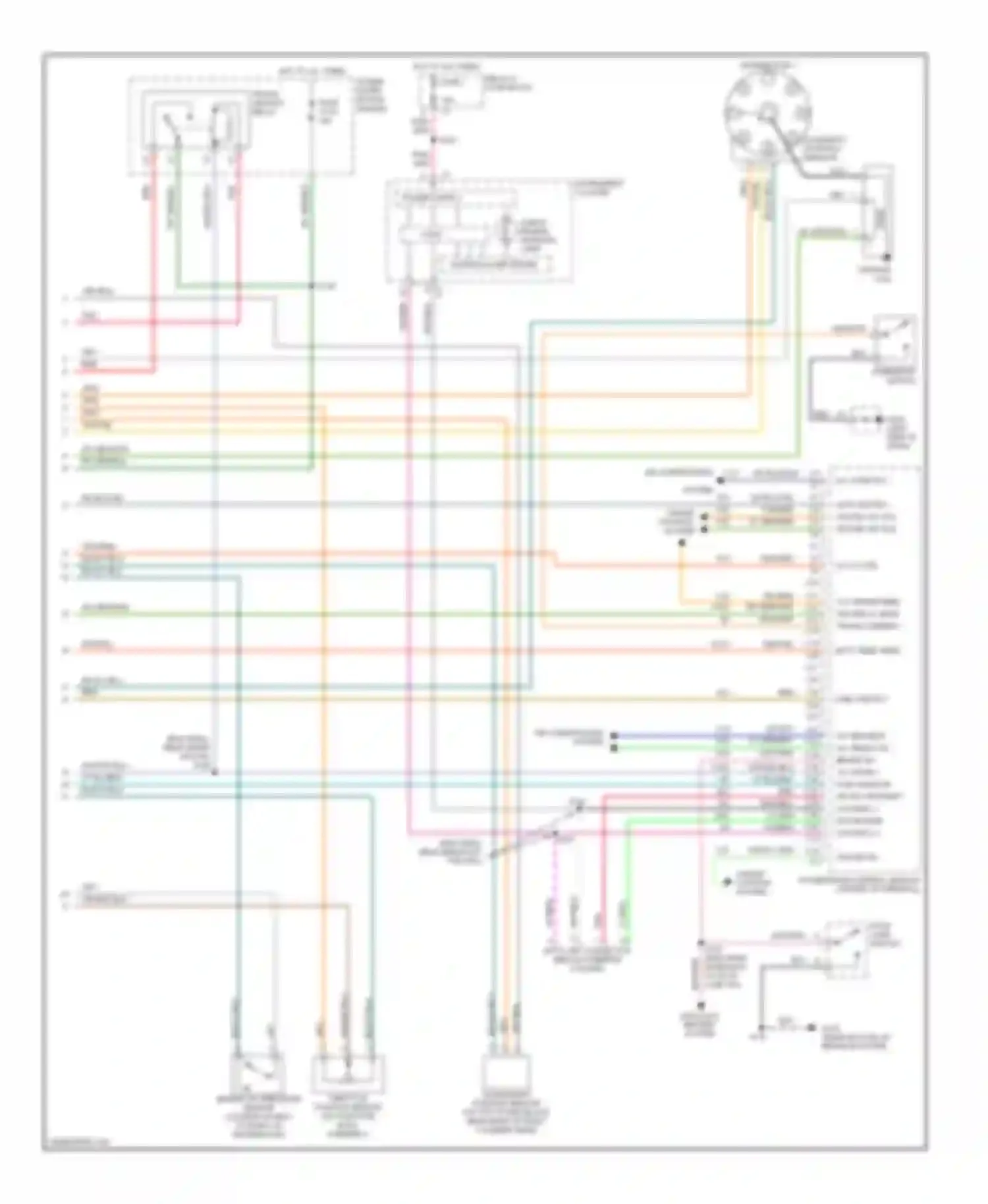 Wiring diagram camshaft position sensor for Dodge Ram Wagon B2500  (1996-2002) (1 of 3)