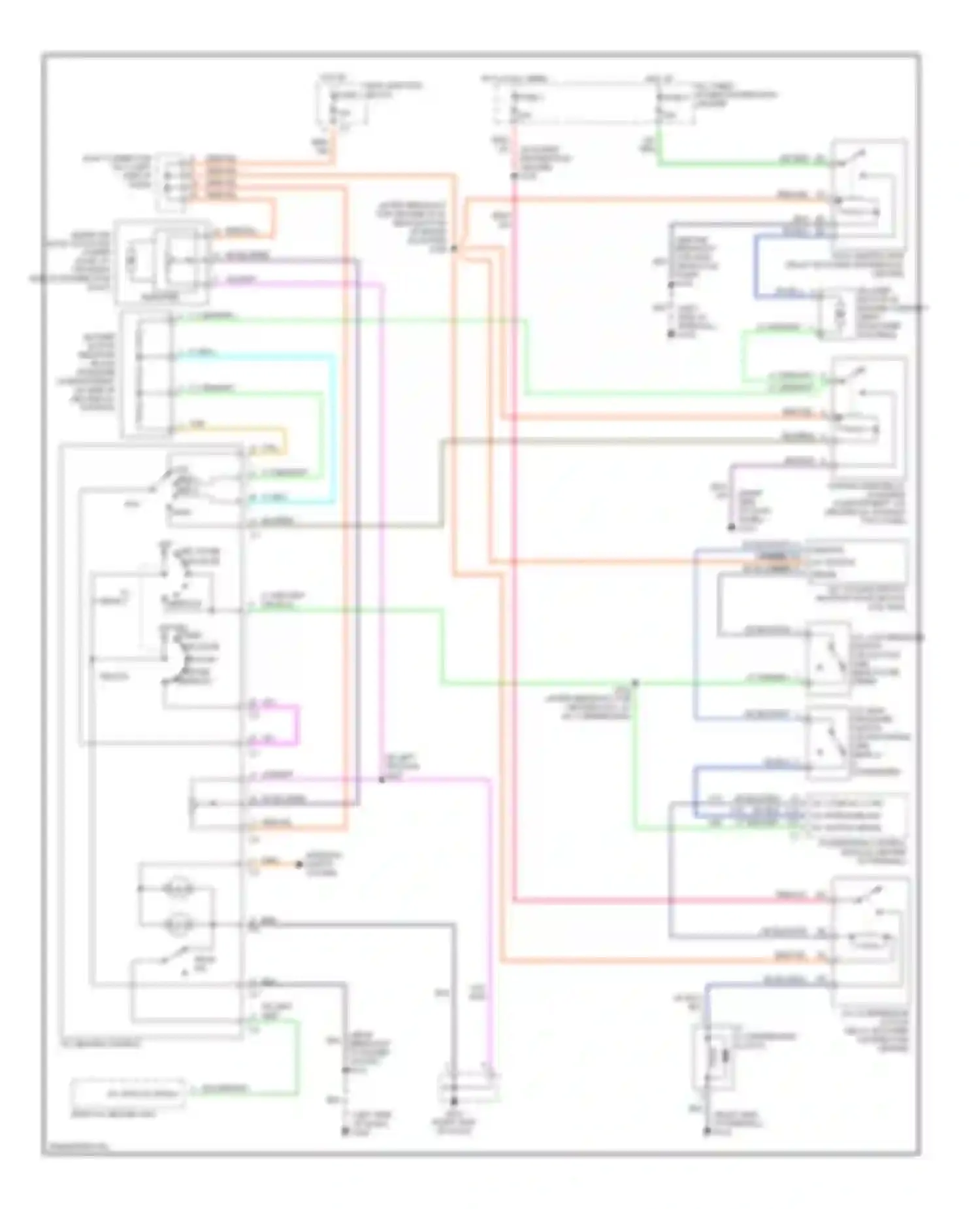 Wiring diagram fan high for Dodge Ram Wagon B2500  (1996-2002) (1 of 1)