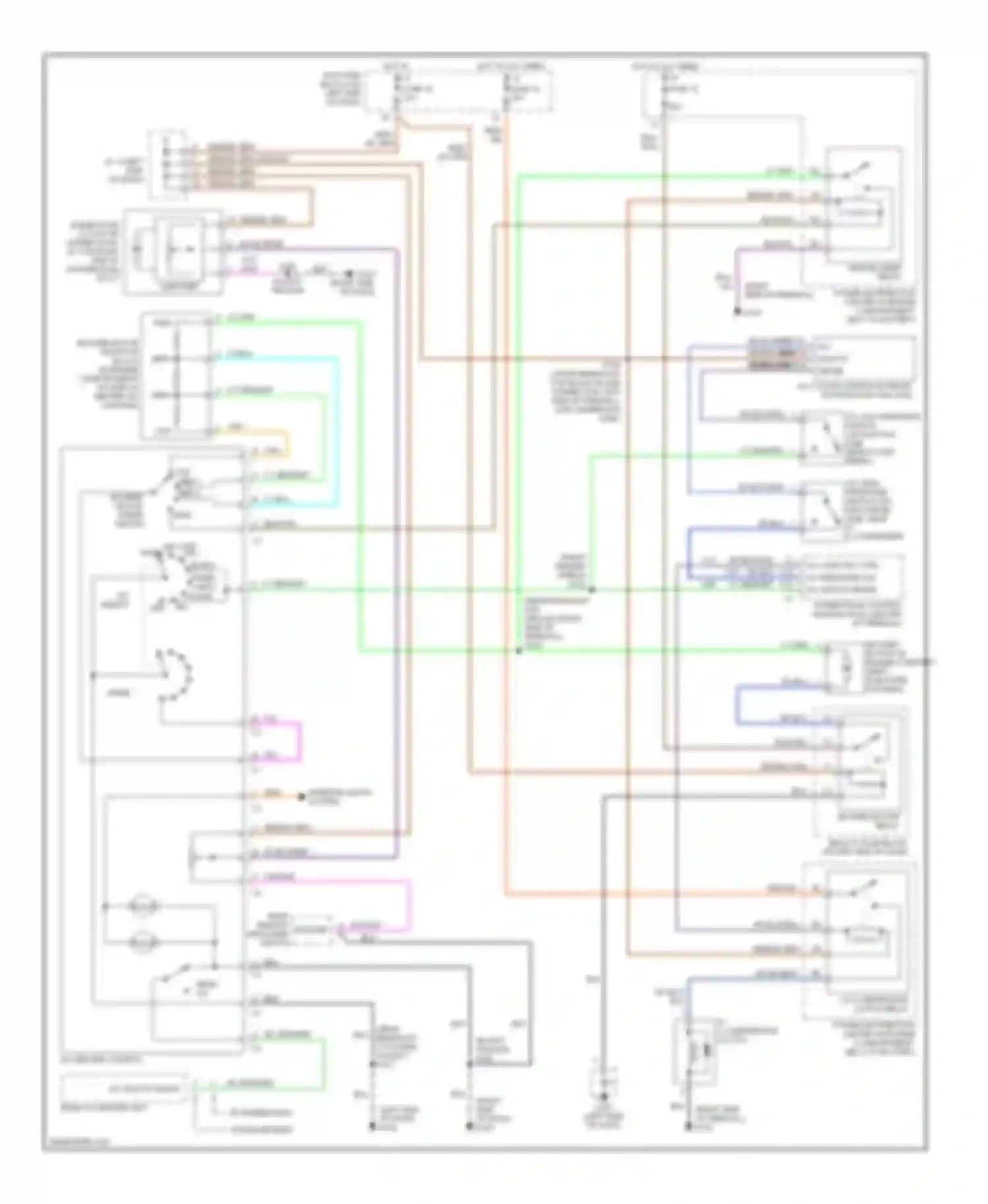 Ram Wagon B3500 Dodge  (1996-2002): Front a/c circuit, manual a/c