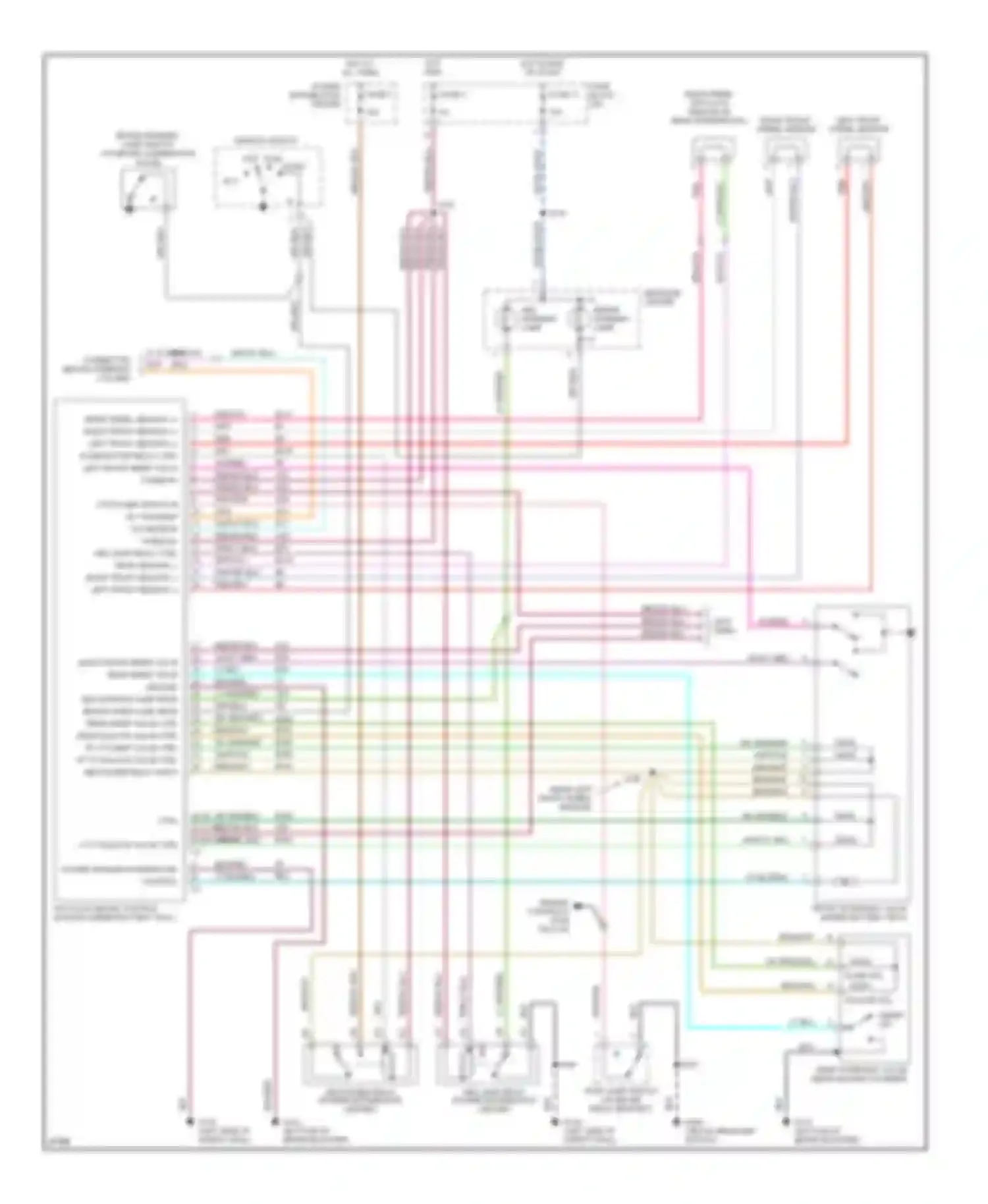 Ram Wagon B3500 Dodge  (1996-2002): All-wheel abs circuit