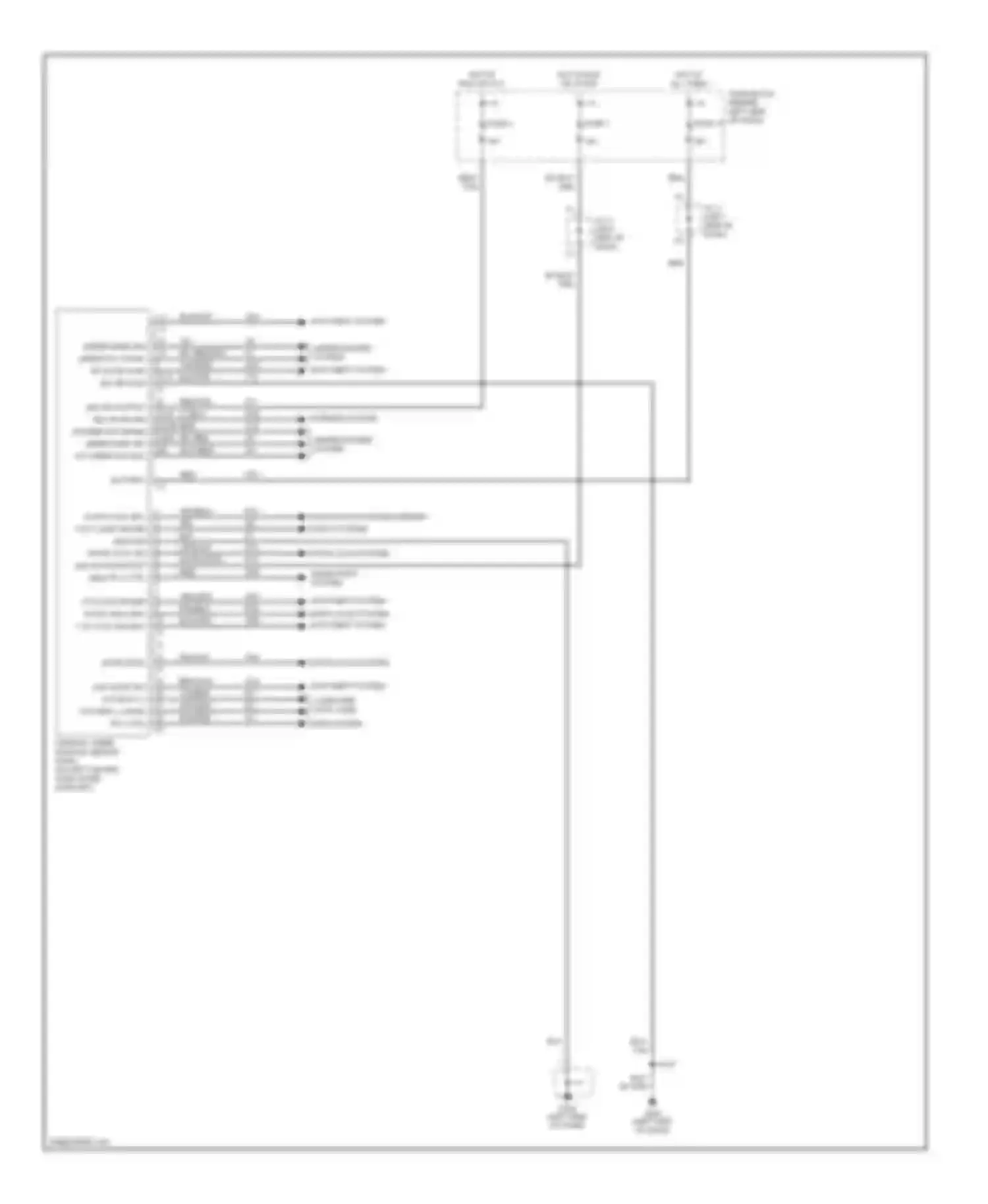 Ram Wagon B3500 Dodge  (1996-2002): Body computer circuits