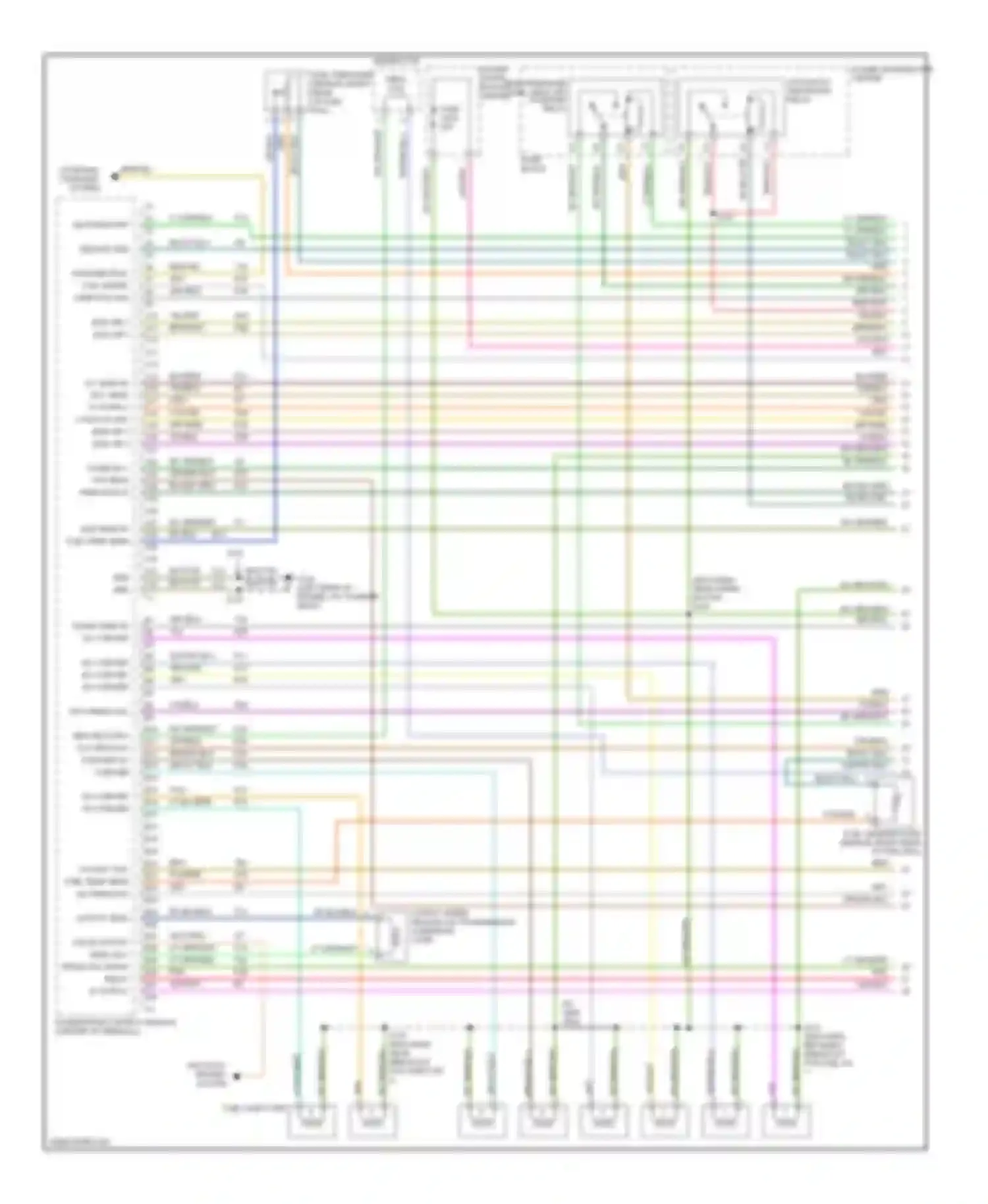 Ram Wagon B3500 Dodge  (1996-2002): Wiring diagram engine performance 5.2l cngs (1 of 3)