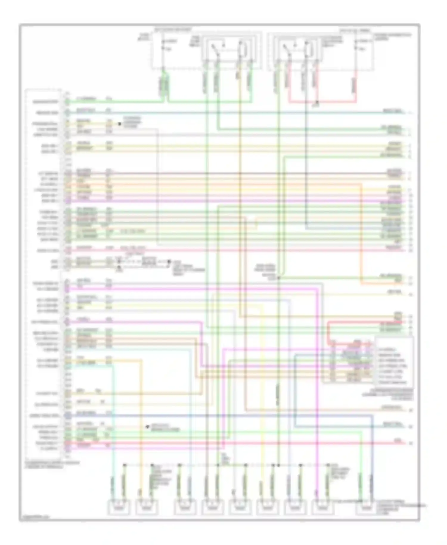 Ram Wagon B3500 Dodge  (1996-2002): Wiring diagram engine performance 5.9ls (1 of 3)