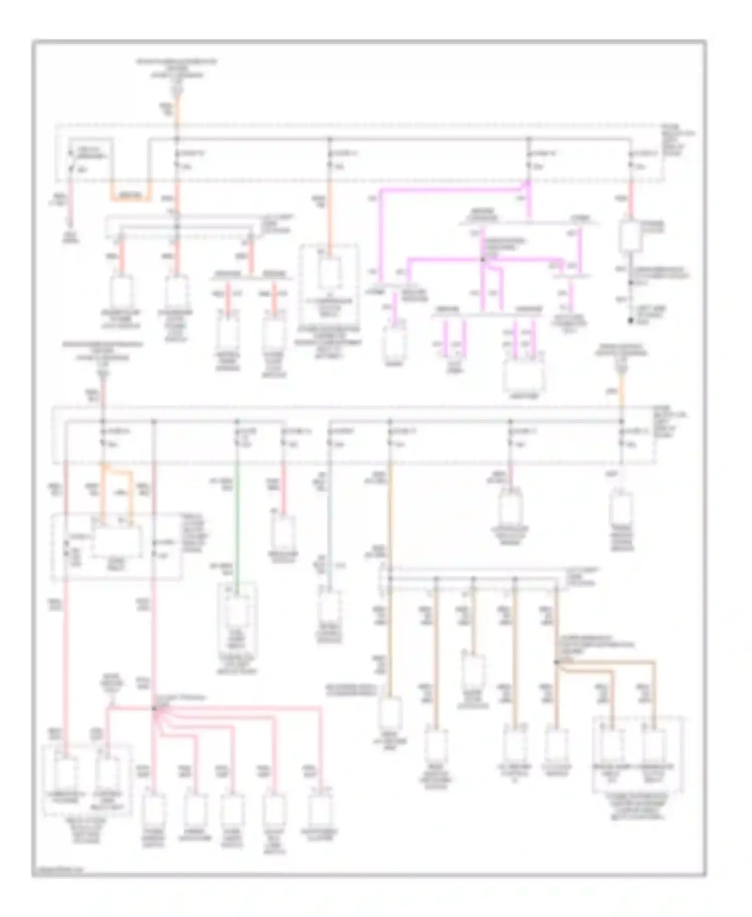 Ram Wagon B3500 Dodge  (1996-2002): Power distribution circuit (3 of 3)
