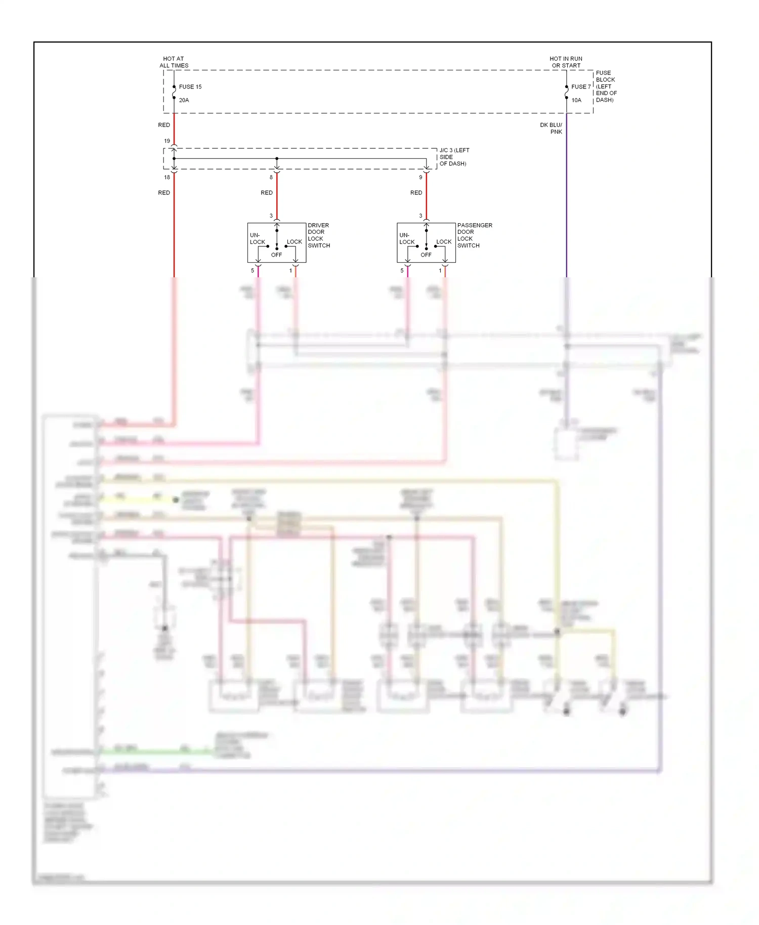 Dodge Ram Wagon B3500  (1996-2002) rke program wiring diagram  (2 of 2)