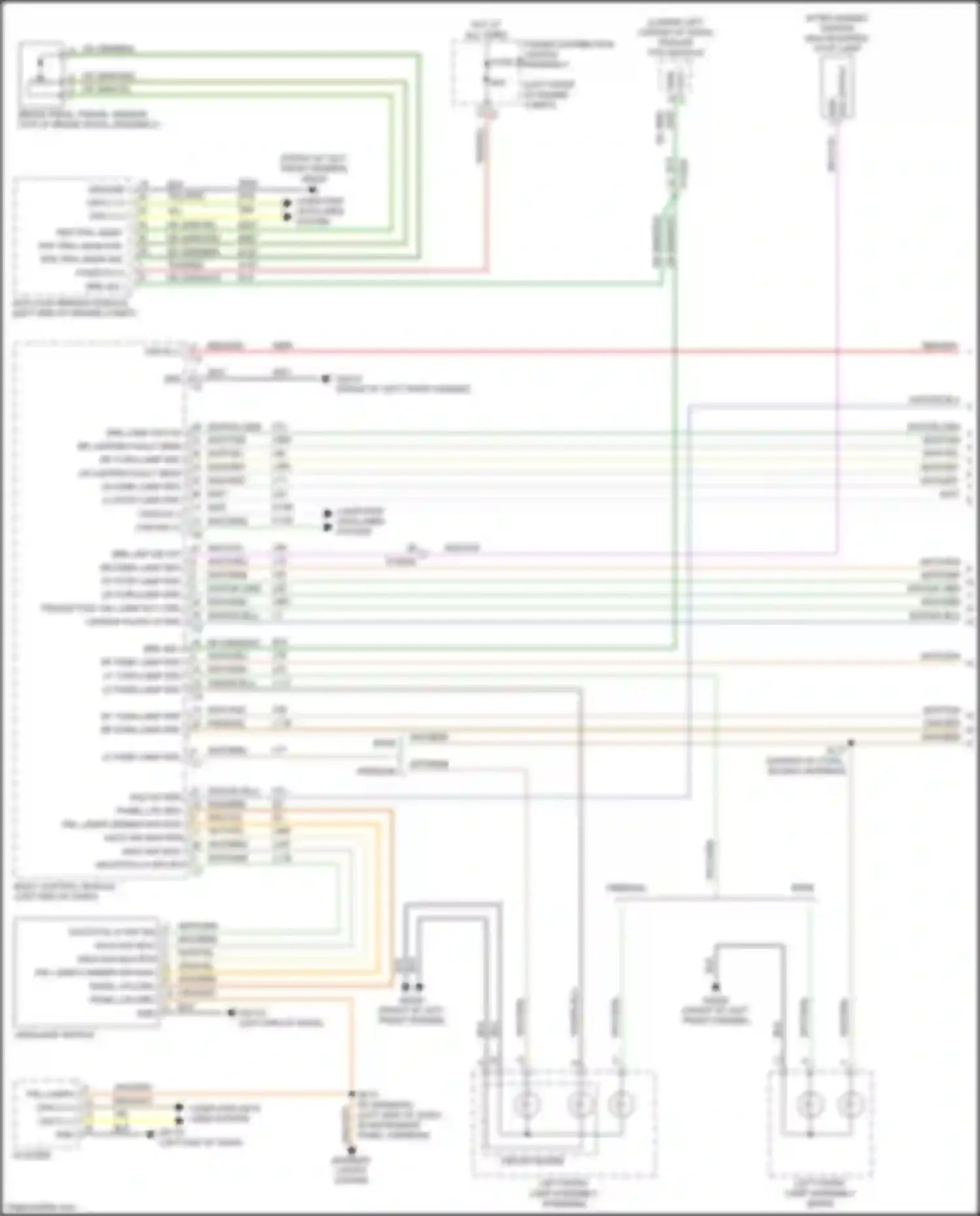 Ram Dodge V (2018-2024): Exterior lamps circuit (1 of 4)