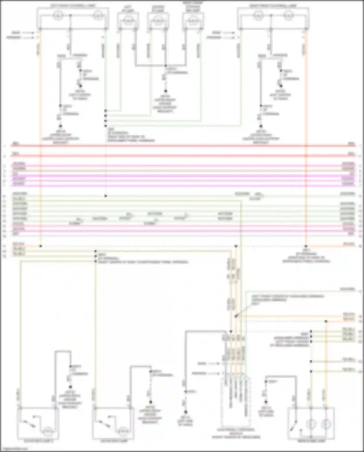Ram Dodge V (2018-2024): Courtesy lamps circuit (2 of 6)