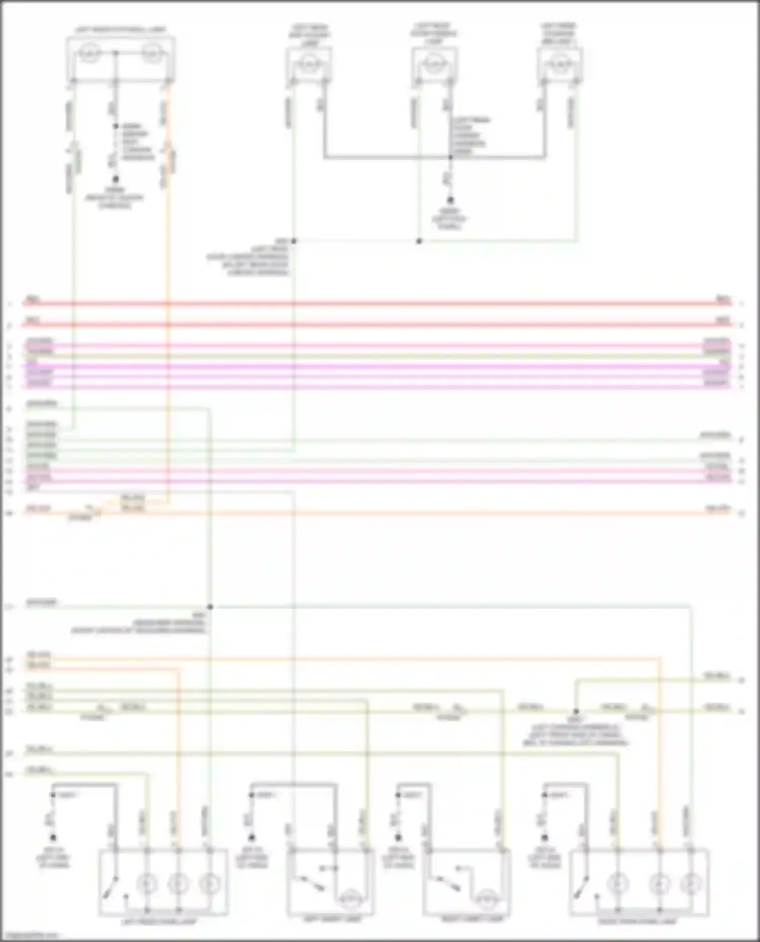 Ram Dodge V (2018-2024): Courtesy lamps circuit (3 of 6)
