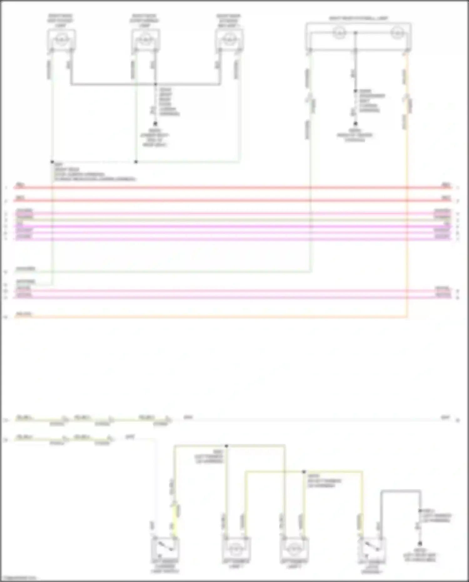 Ram Dodge V (2018-2024): Courtesy lamps circuit (4 of 6)