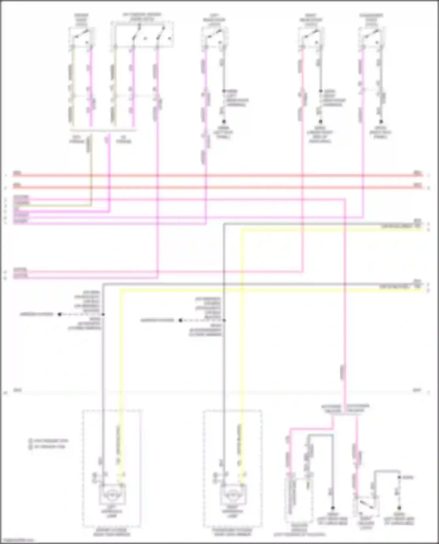 Ram Dodge V (2018-2024): Courtesy lamps circuit (5 of 6)