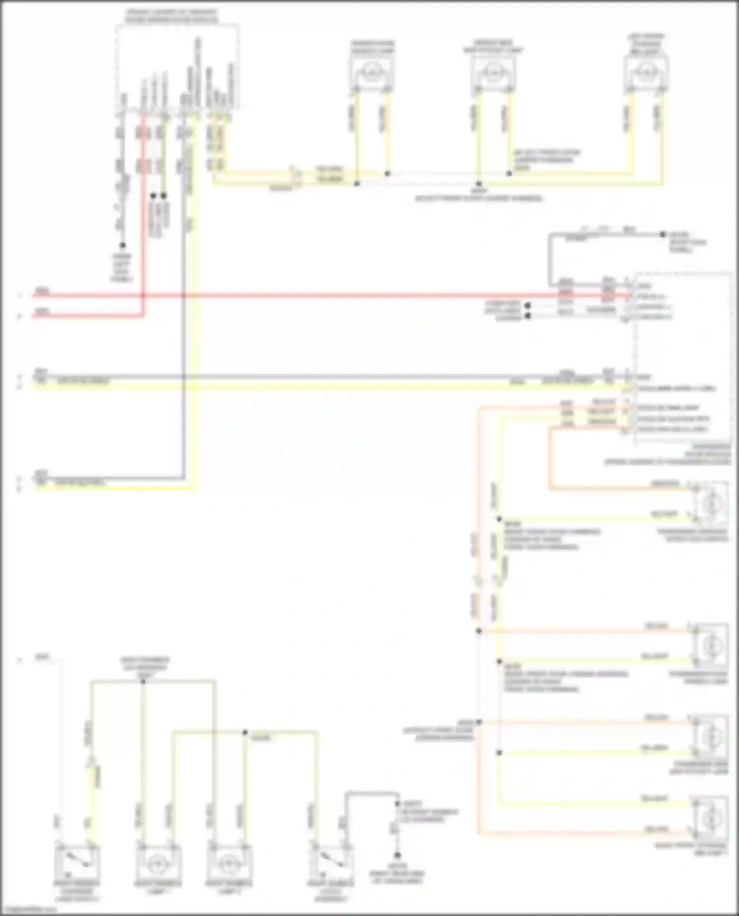 Ram Dodge V (2018-2024): Courtesy lamps circuit (6 of 6)