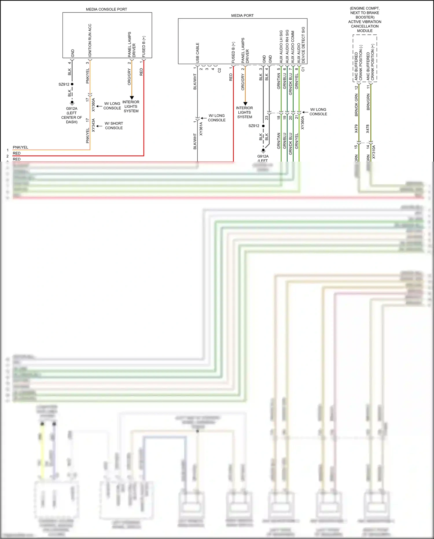Dodge Ram V (2018-2024) active vibration cancellation module wiring diagram  (6 of 9)