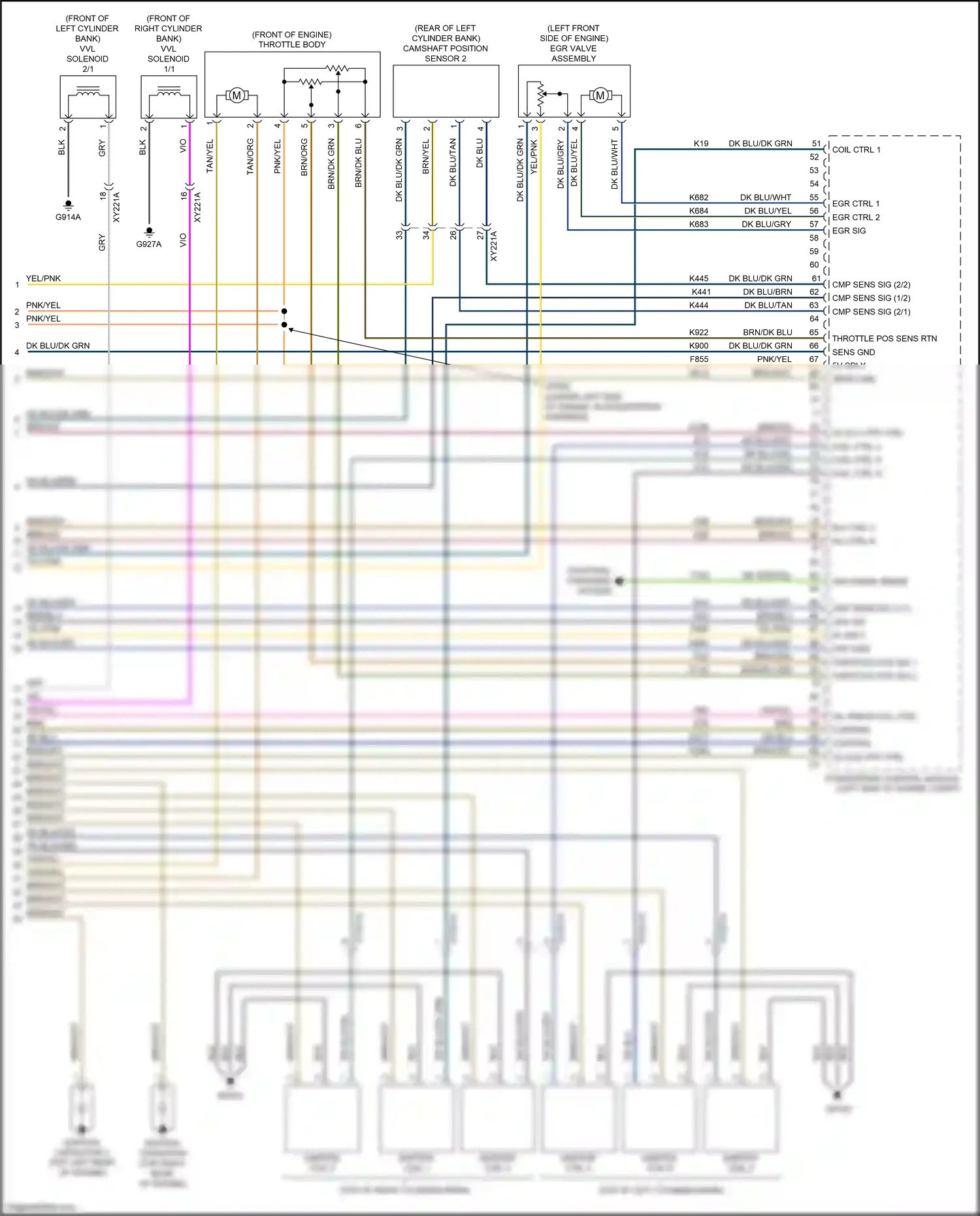 Dodge Ram V (2018-2024) coil ctrl 4 wiring diagram  (1 of 4)