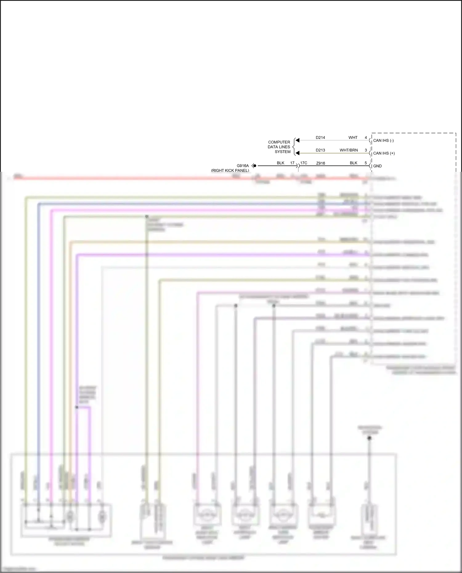 Dodge Ram V (2018-2024) dk blu wiring diagram  (34 of 70)
