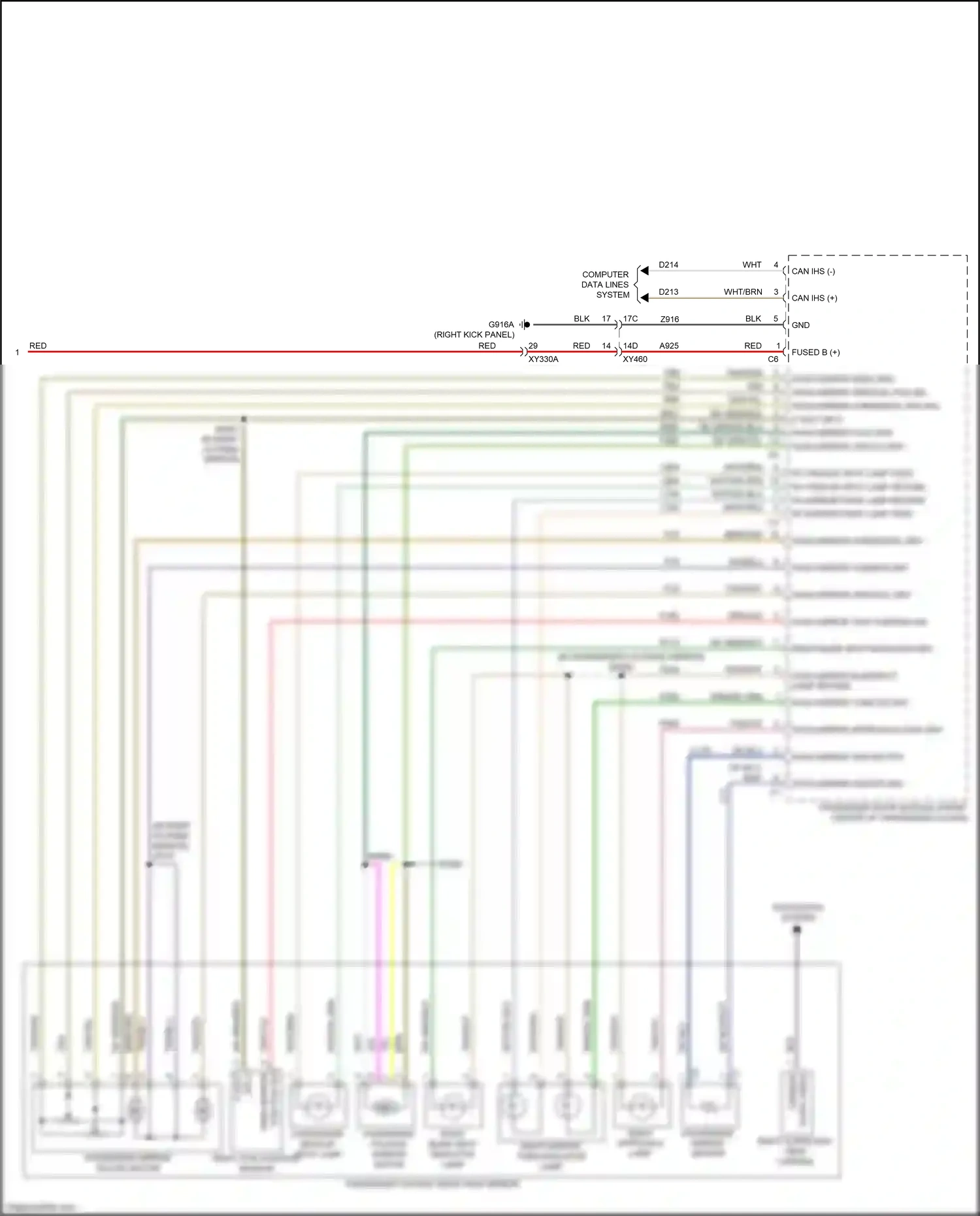 Dodge Ram V (2018-2024) dk blu wiring diagram  (19 of 70)
