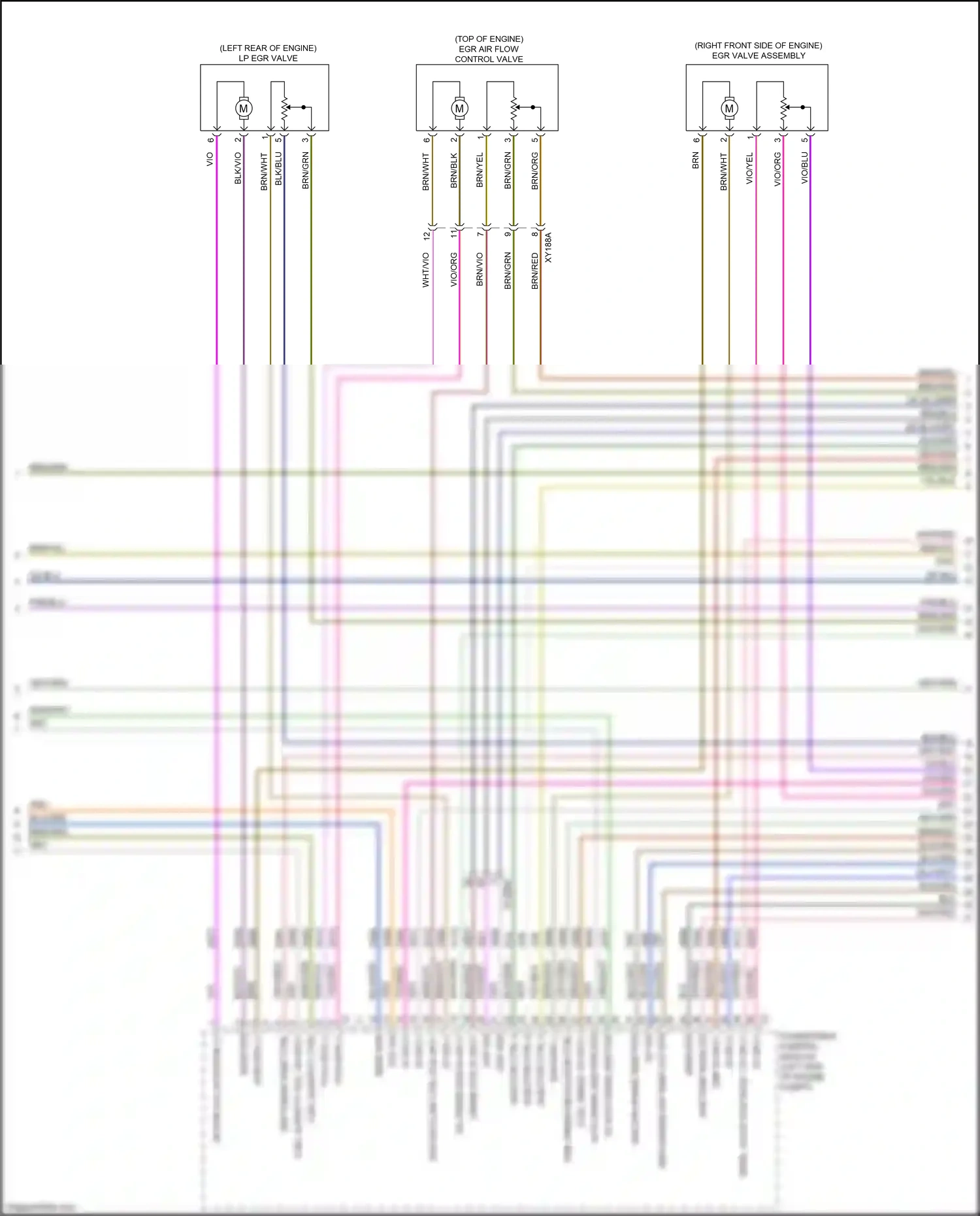 Dodge Ram V (2018-2024) injector ctrl 5 wiring diagram  (1 of 1)