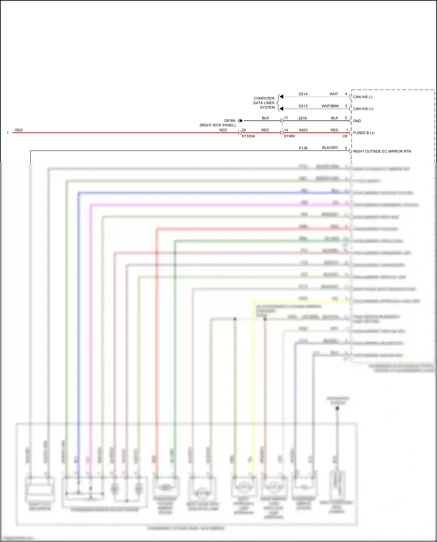 Dodge Ram V (2018-2024) navigation system wiring diagram  (4 of 12)