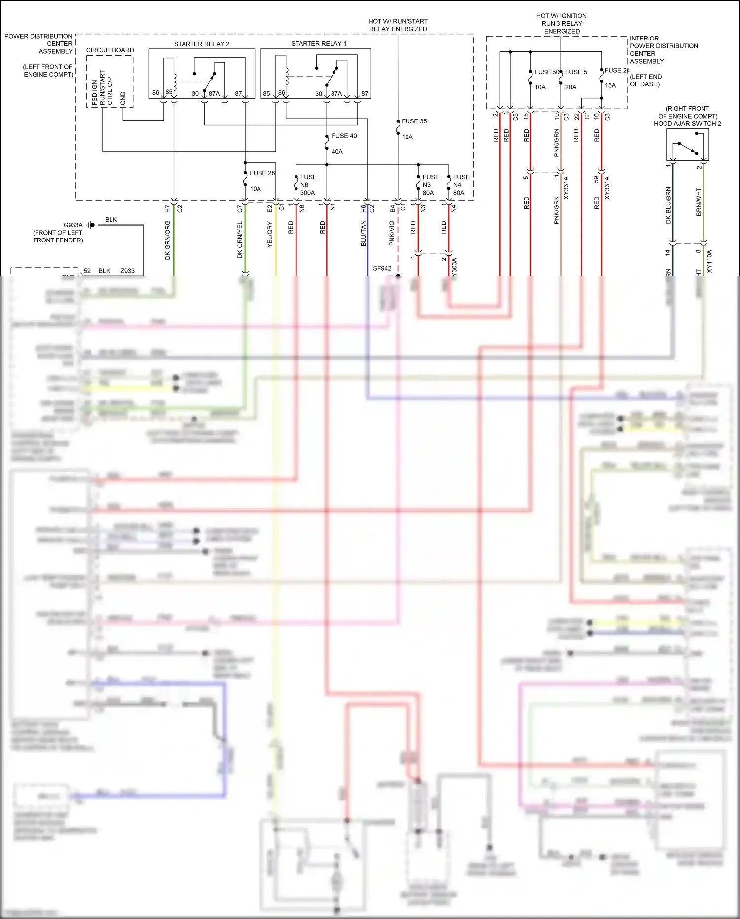 Dodge Ram V (2018-2024) run/start rly ctrl wiring diagram  (3 of 4)