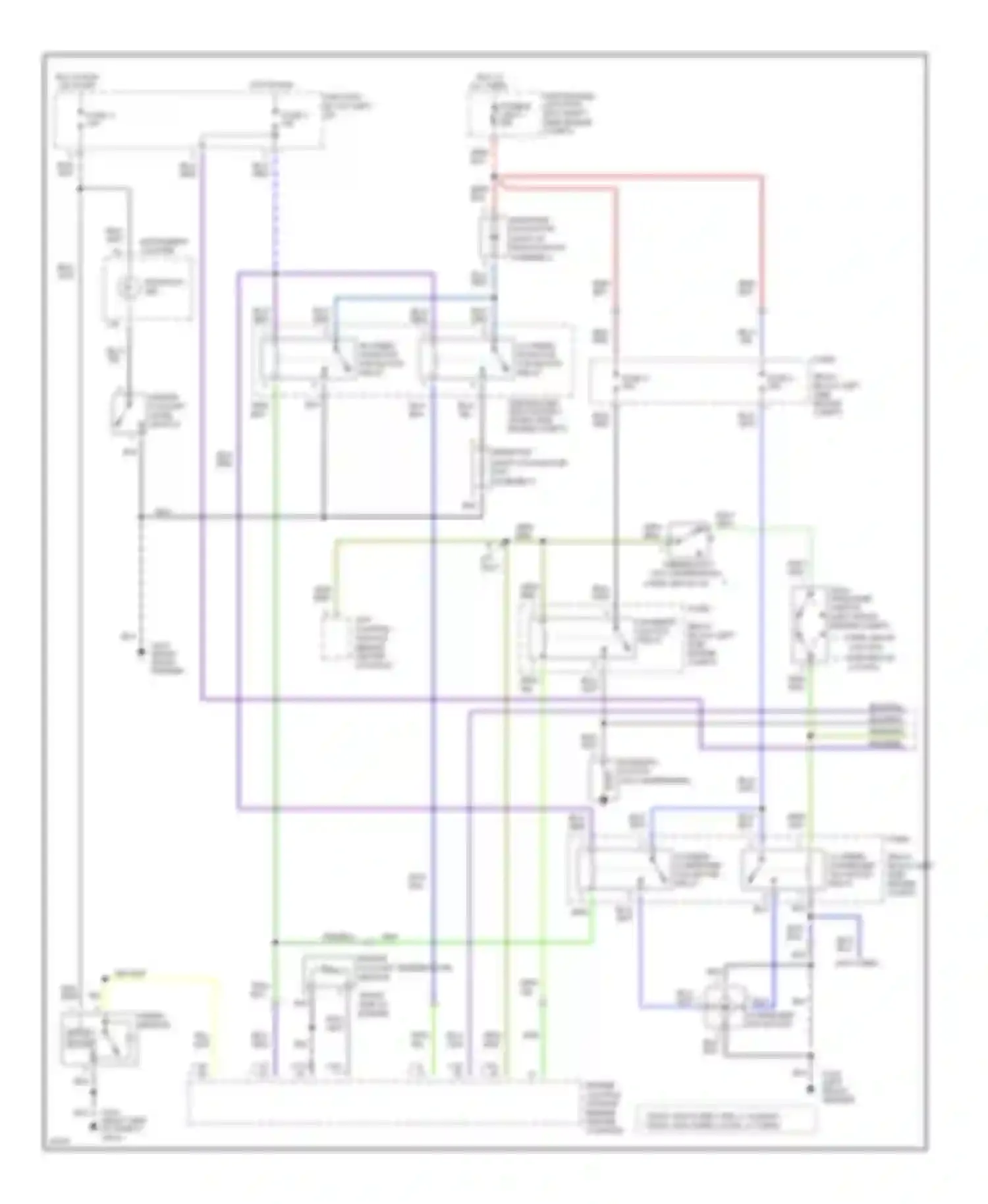 Stealth Dodge I (1990-1996): A/c circuit, automatic (1 of 2)