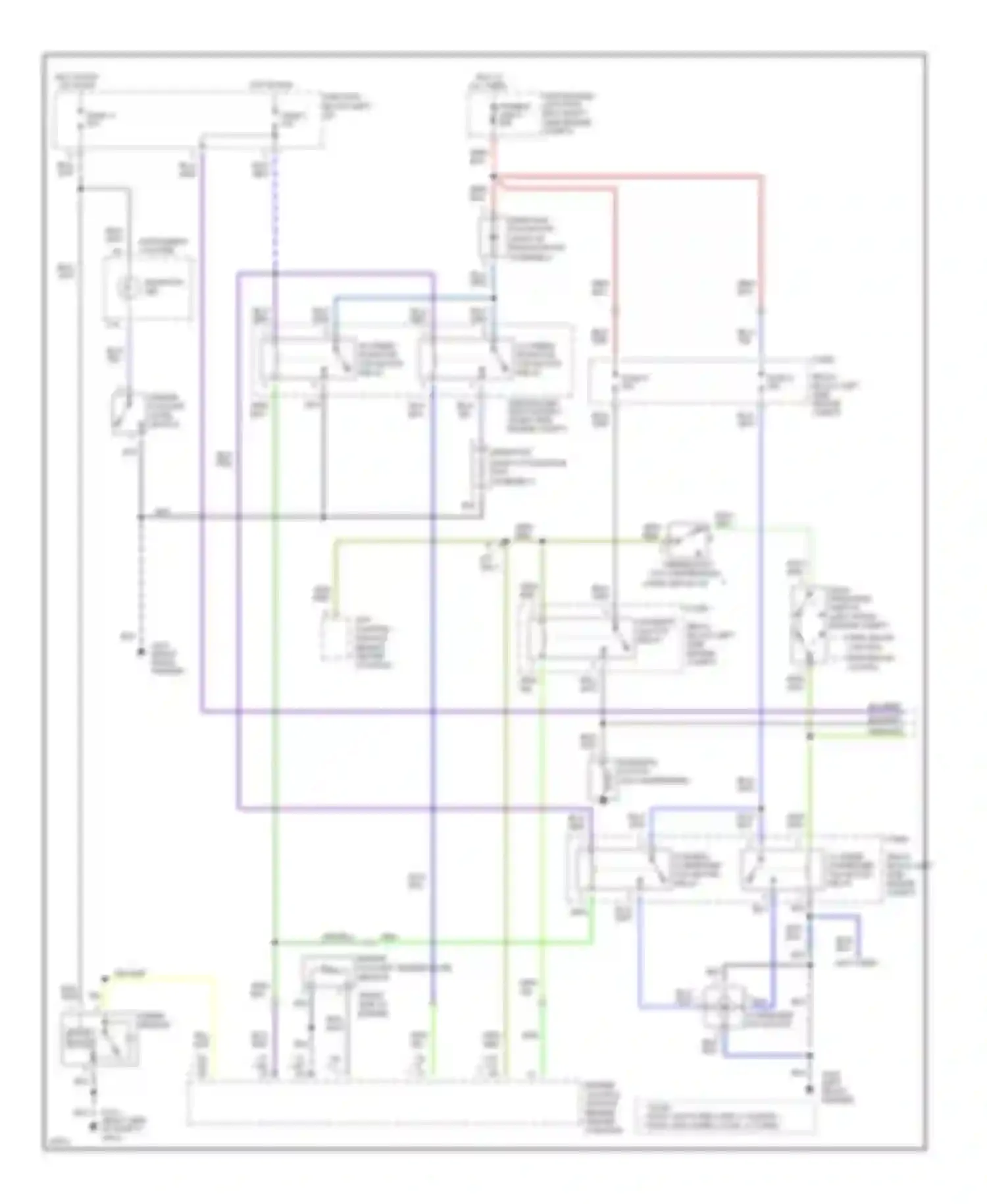 Stealth Dodge I (1990-1996): A/c circuit, manual (1 of 2)