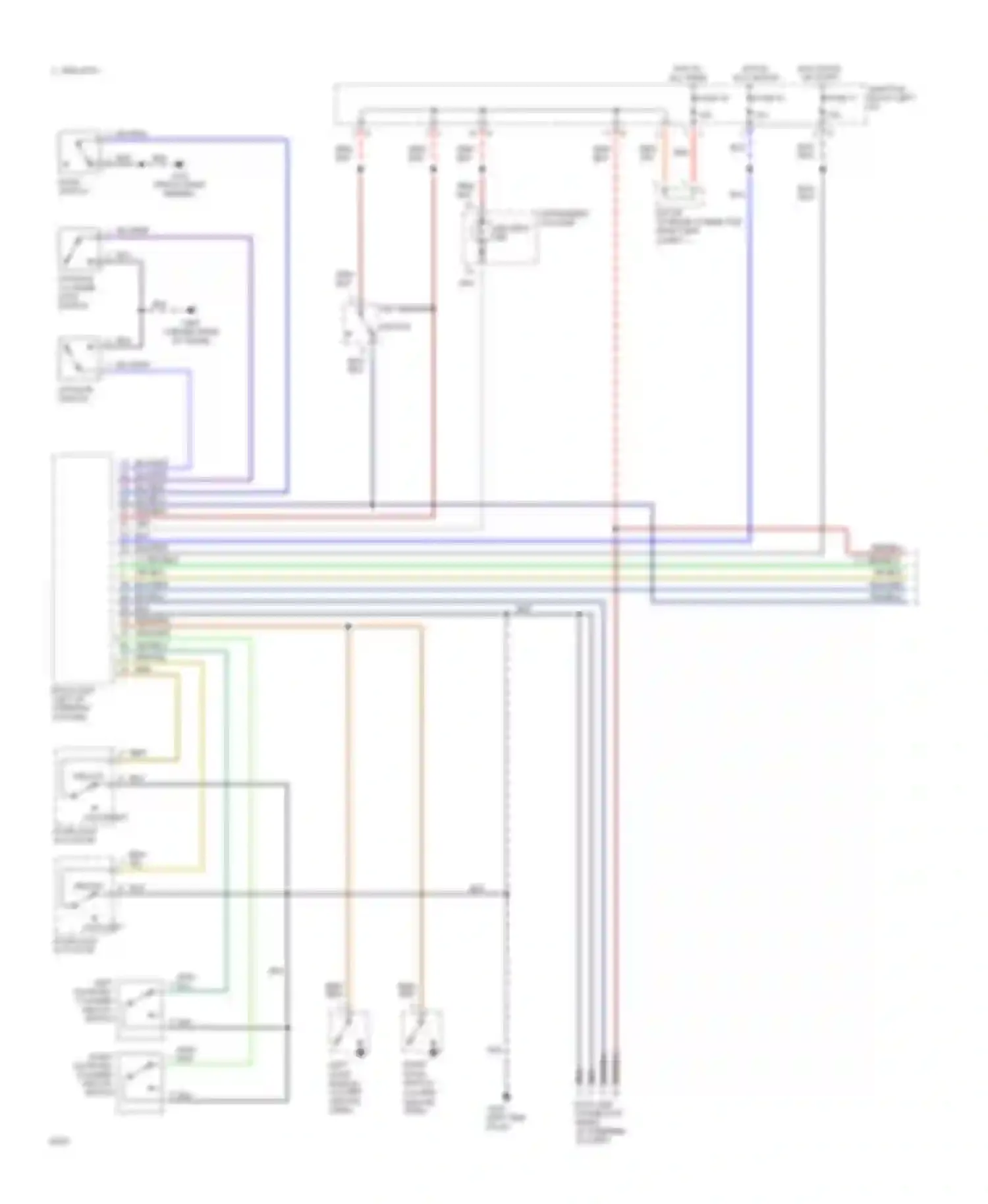 Stealth Dodge I (1990-1996): Anti-theft circuit (1 of 2)