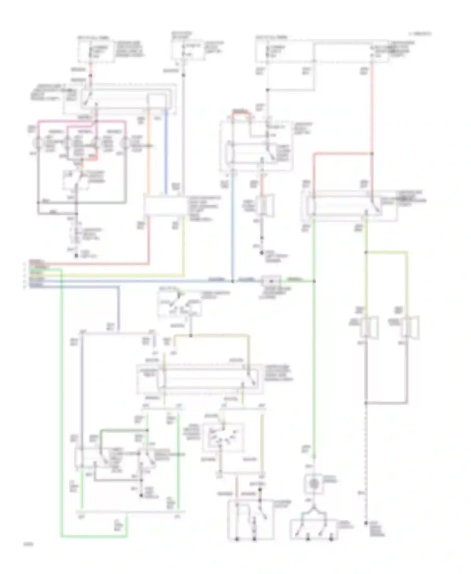 Stealth Dodge I (1990-1996): Anti-theft circuit (2 of 2)
