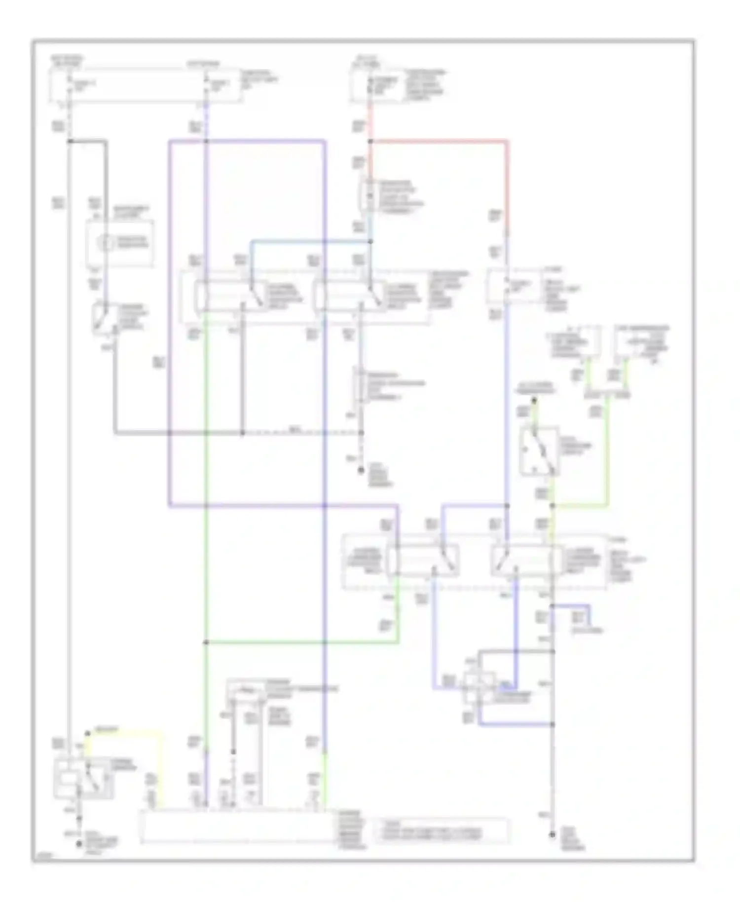 Stealth Dodge I (1990-1996): Cooling fan circuit