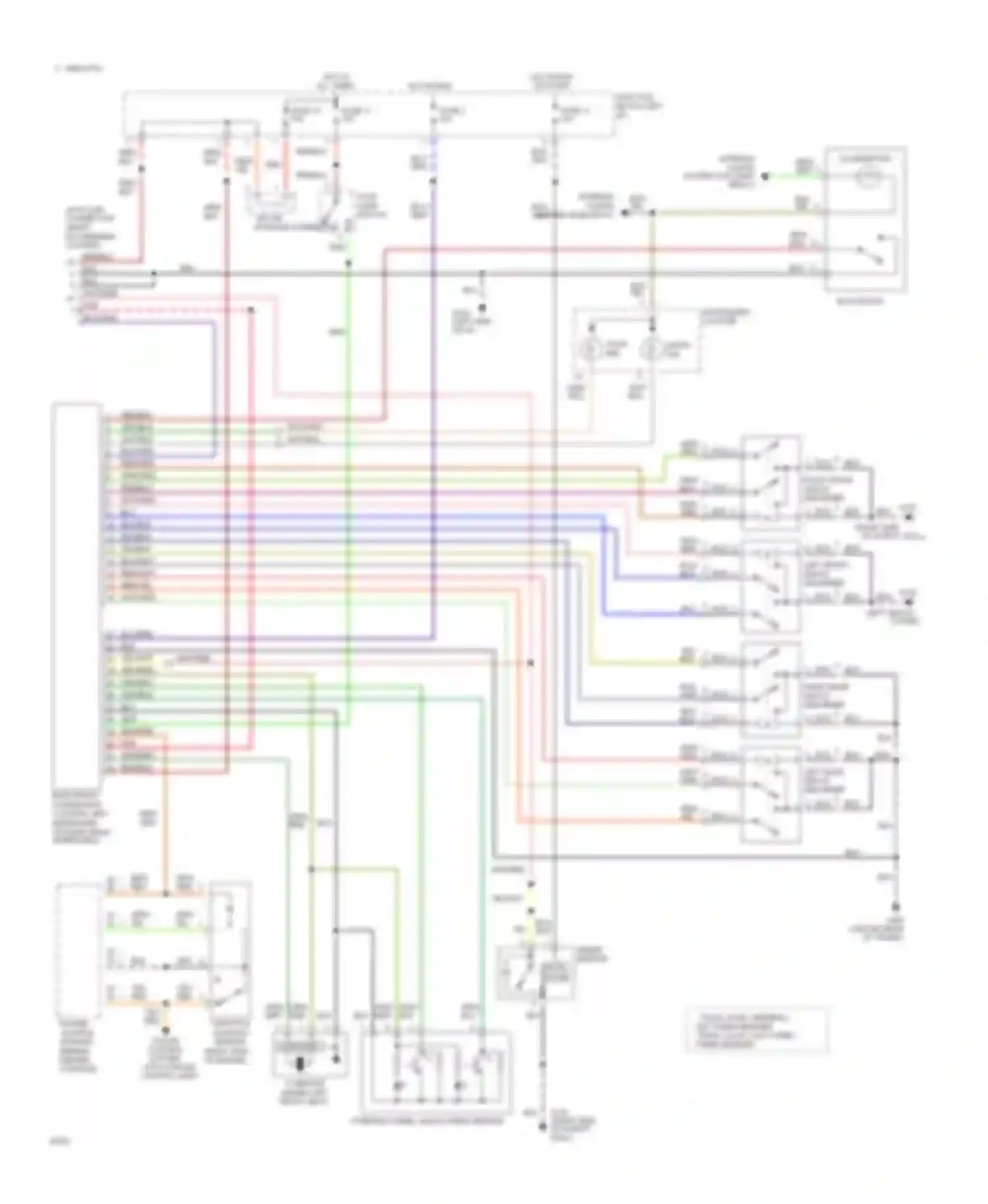 Stealth Dodge I (1990-1996): Electronic suspension circuit