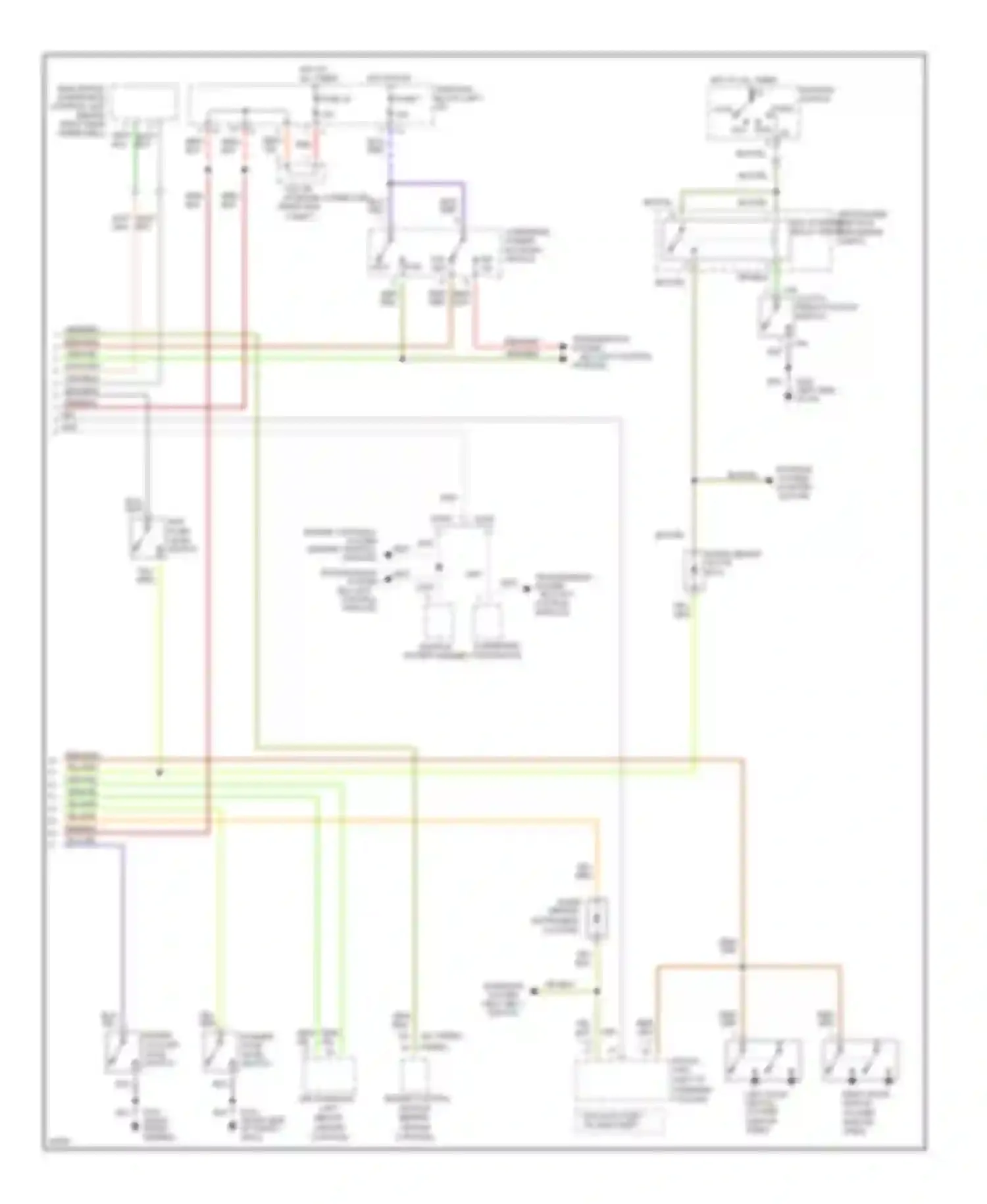Stealth Dodge I (1990-1996): Indicators & gauges circuit (2 of 2)