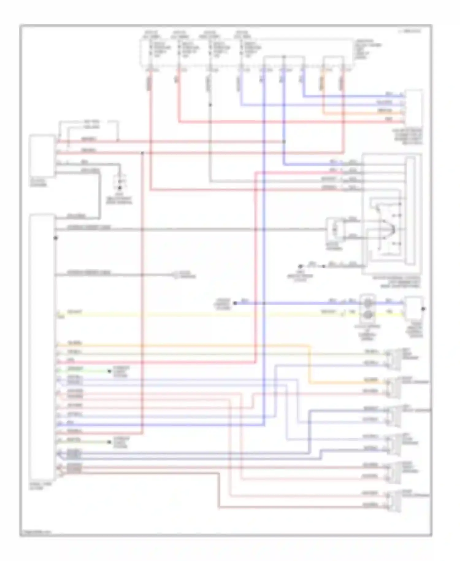 Stealth Dodge I (1990-1996): Radio circuits, without amplifier