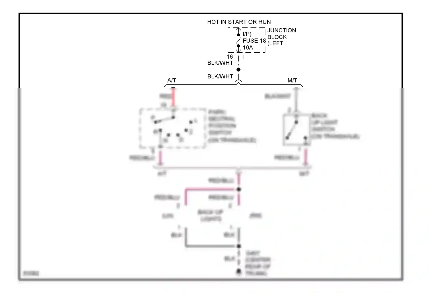 Dodge Stealth I (1990-1996) (on transaxle) wiring diagram  (1 of 5)
